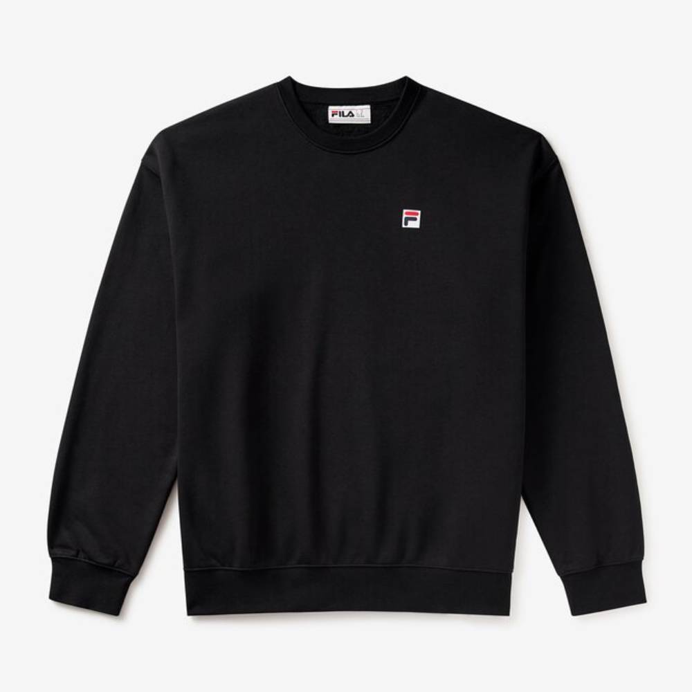 Fila Unisex Classic Relaxed Sweatshirt (Black)