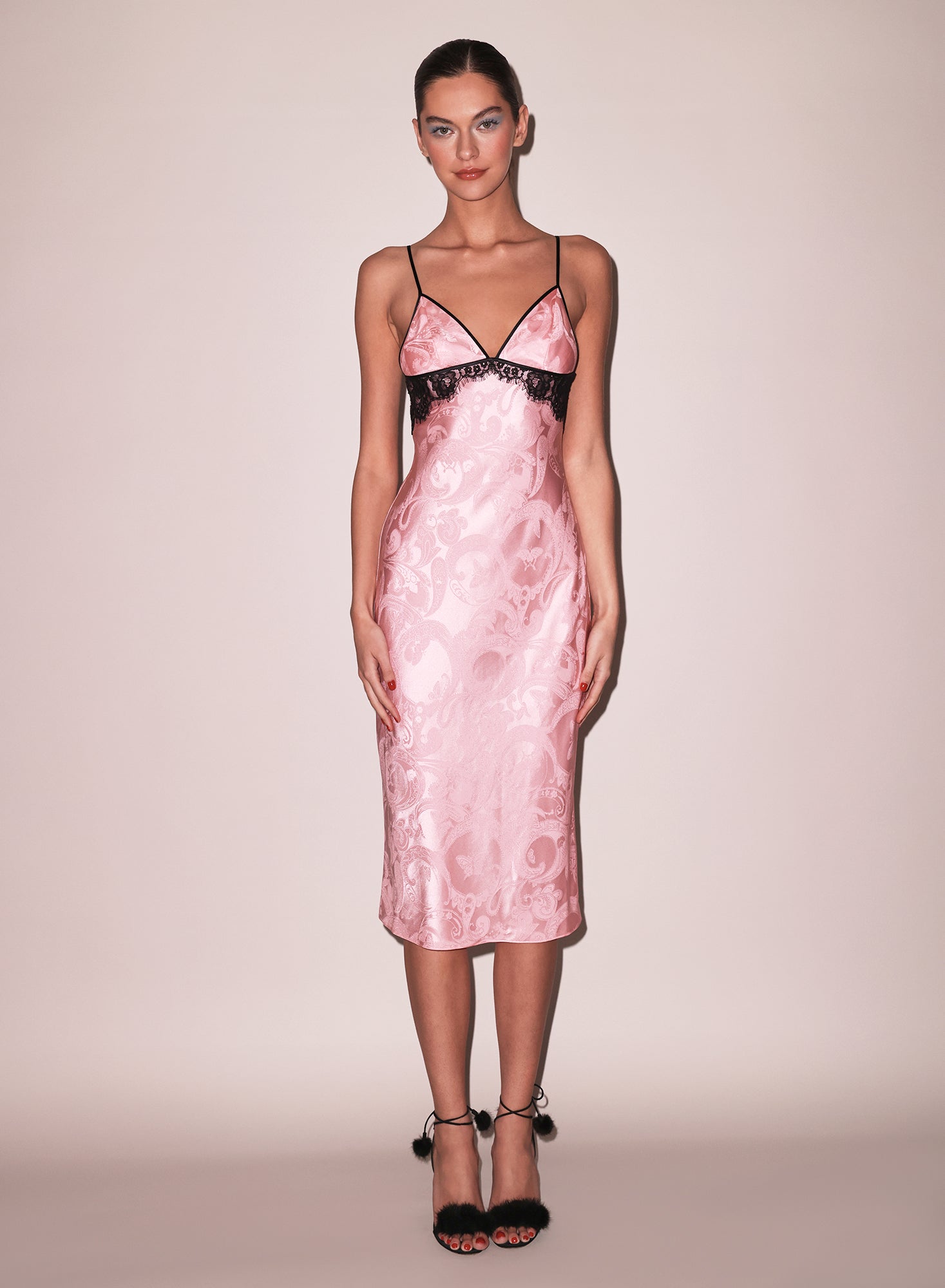 Butterfly Jacquard Slip Dress、mySite、bengalsvssteelers