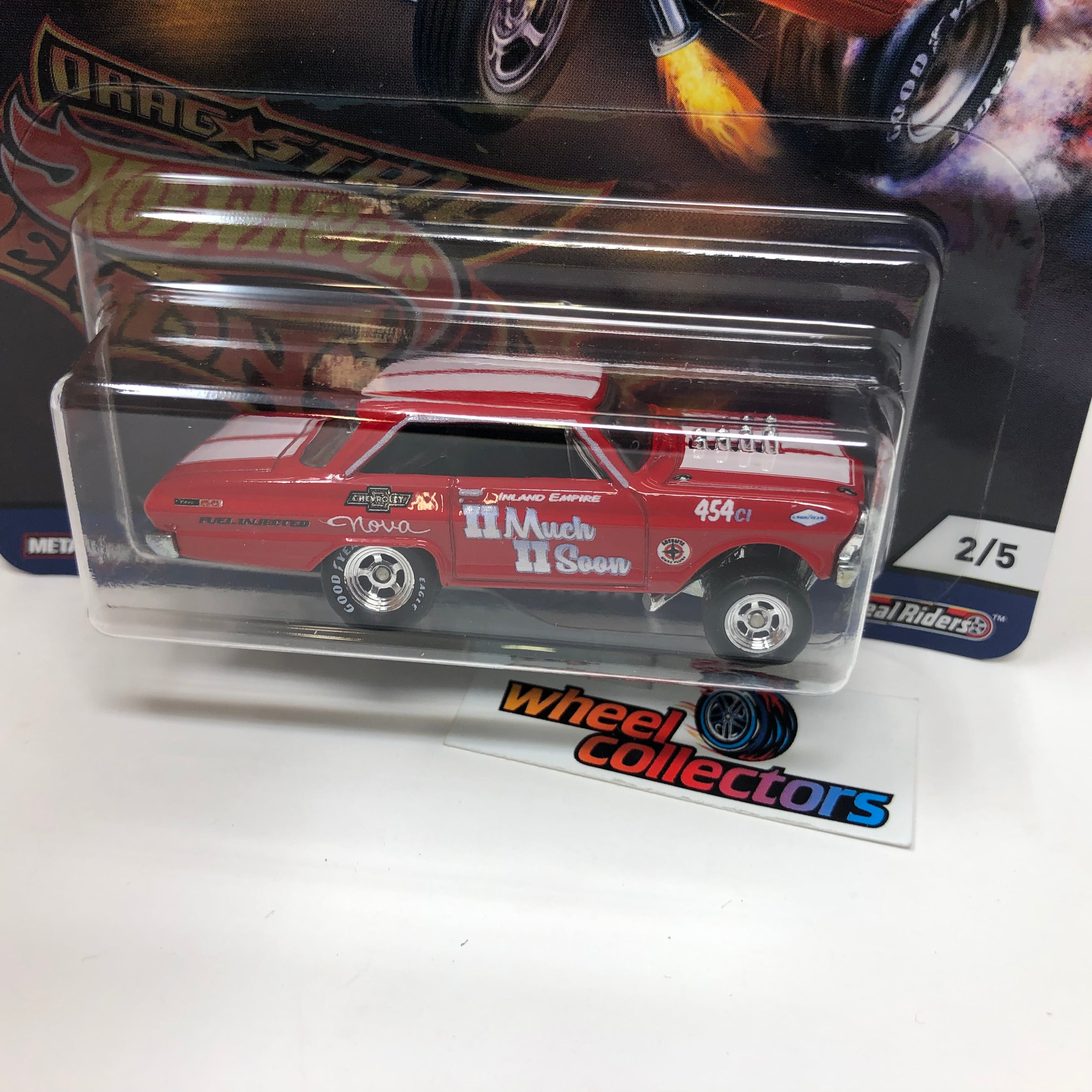 '63 Chevy Nova * RED * Hot Wheels DRAG STRIP DEMONS Car Culture、mySite、hgirdovlk
