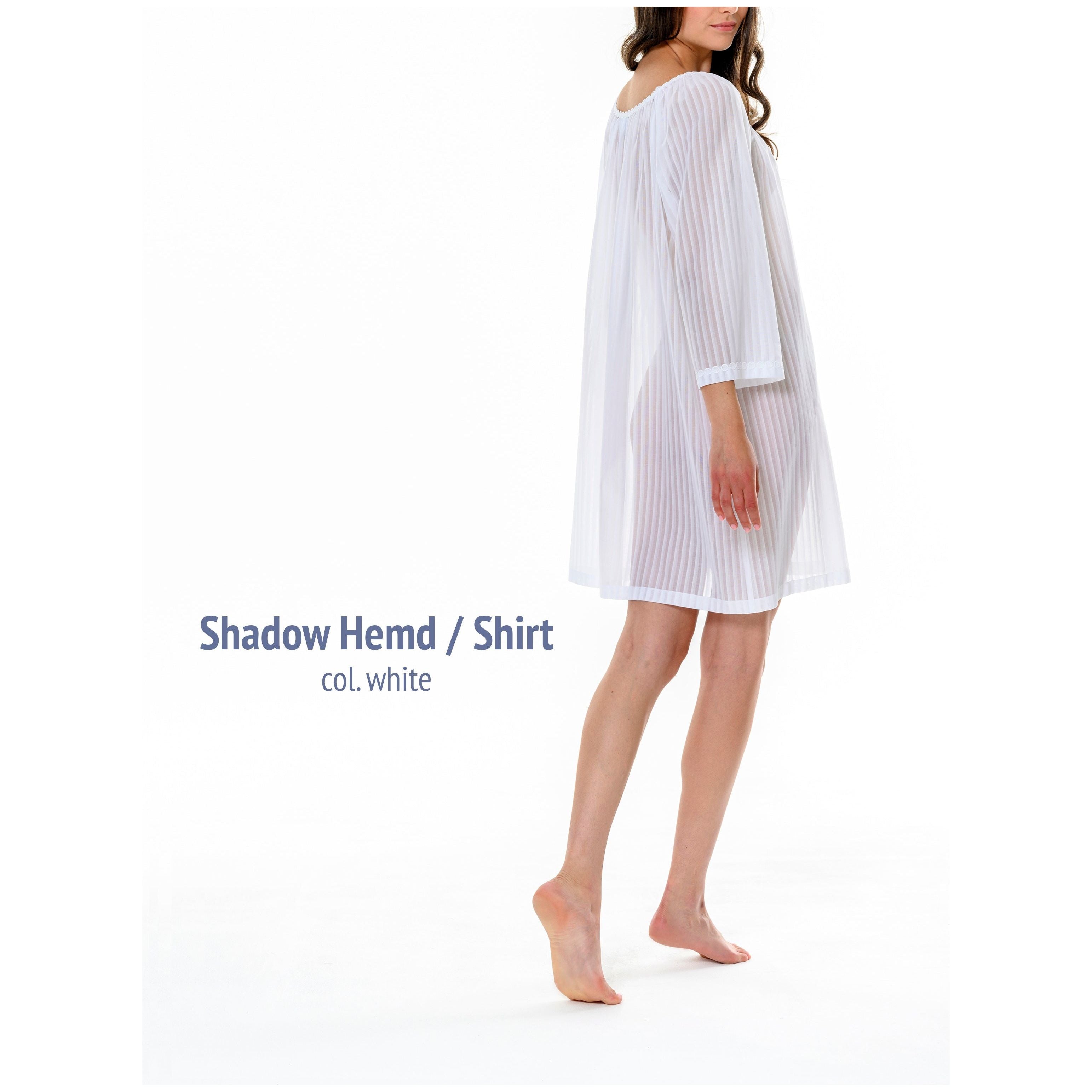  Celestine Shadow Hemd Shirt - White、mySite、justintrudeaud