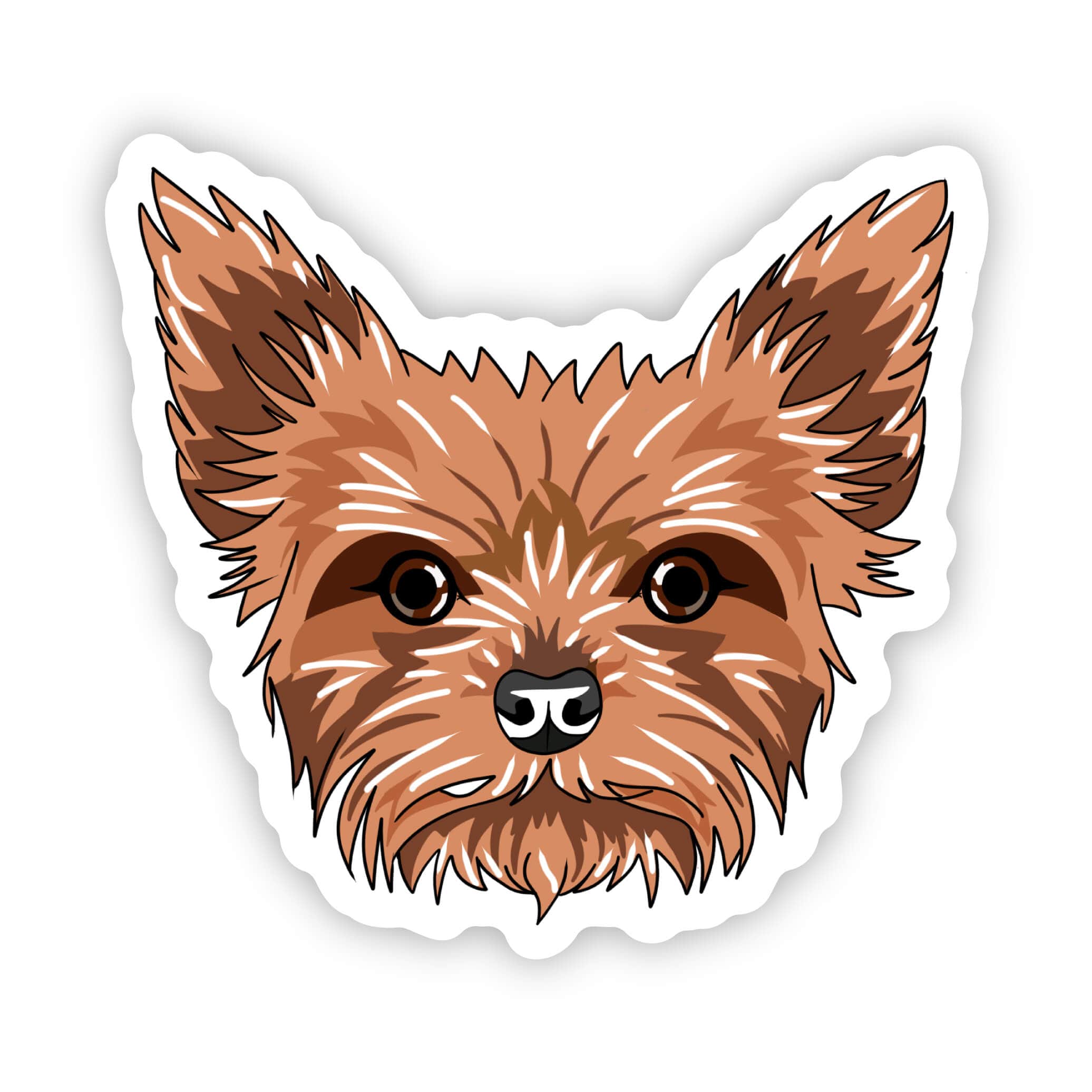 Yorkshire Terrier Sticker、mySite、elrpsem3k