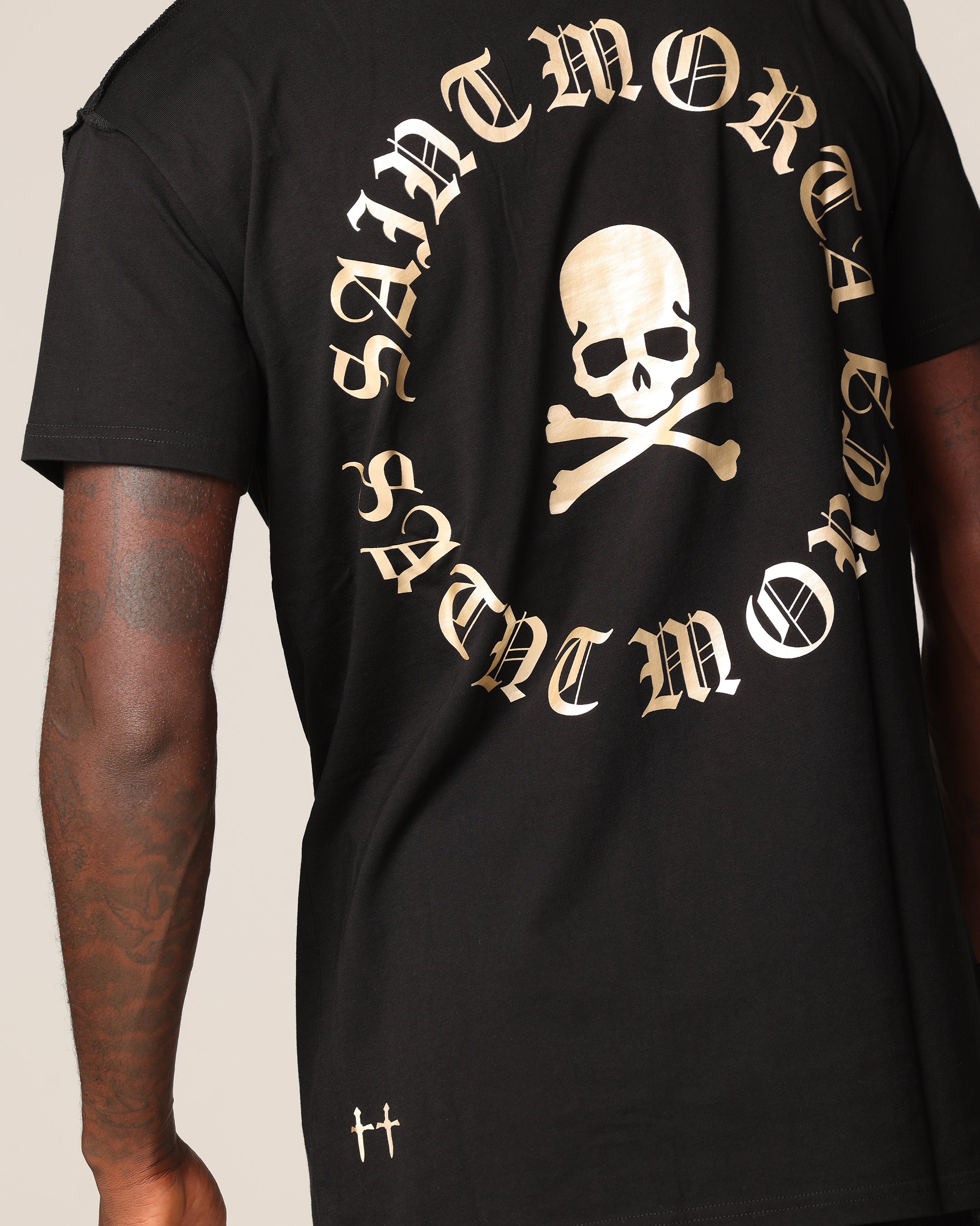 Saint Morta Ceremonies Lafayette T-Shirt Black/Gold、mySite、zt4zffjzw