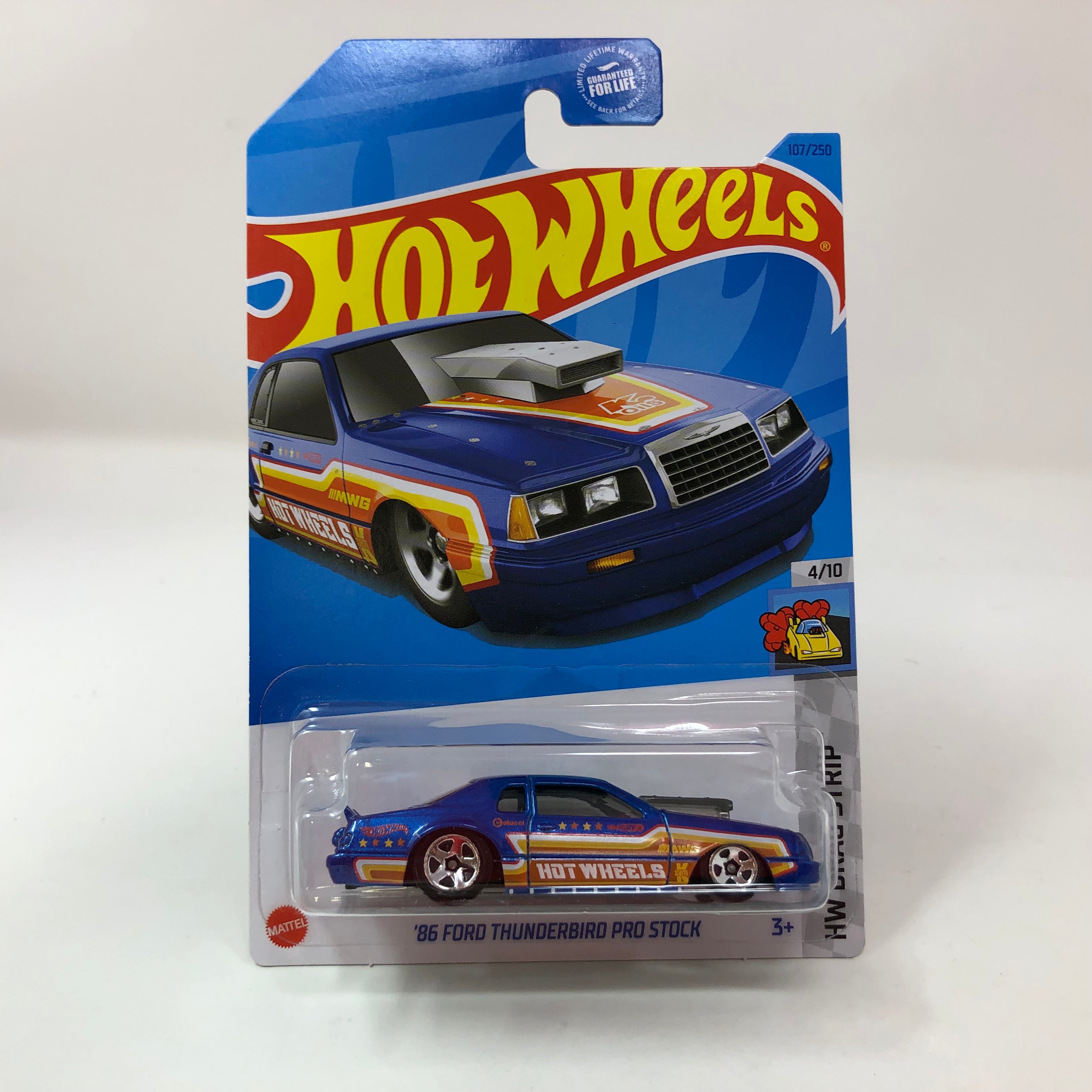 '86 Ford Thunderbird Pro Stock #107 * Blue * 2023 Hot Wheels Basic、mySite、hgirdovlk