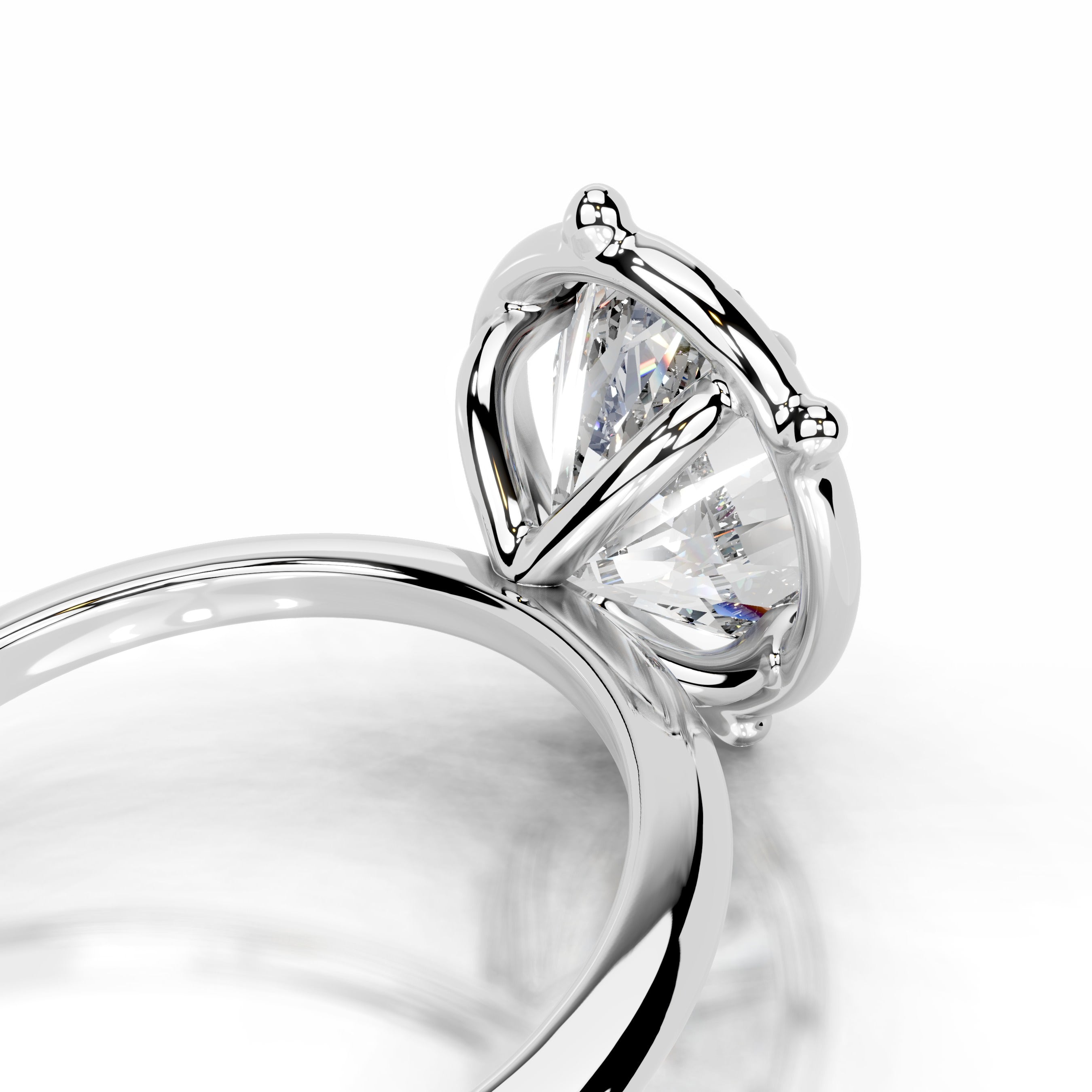Rooted in Love Lab Grown Diamond Ring - 18K White Gold、mySite、hinf8tx79