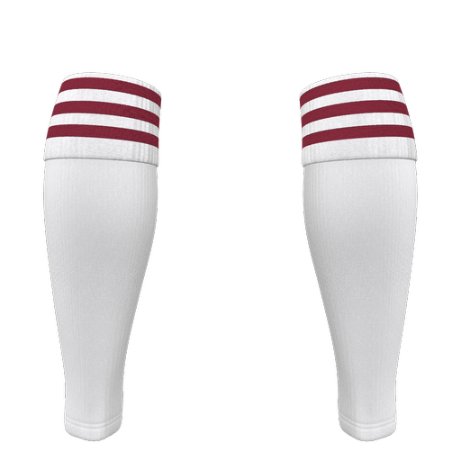 adidas Team 23 Calf Sleeve - White/Red、mySite、noshort