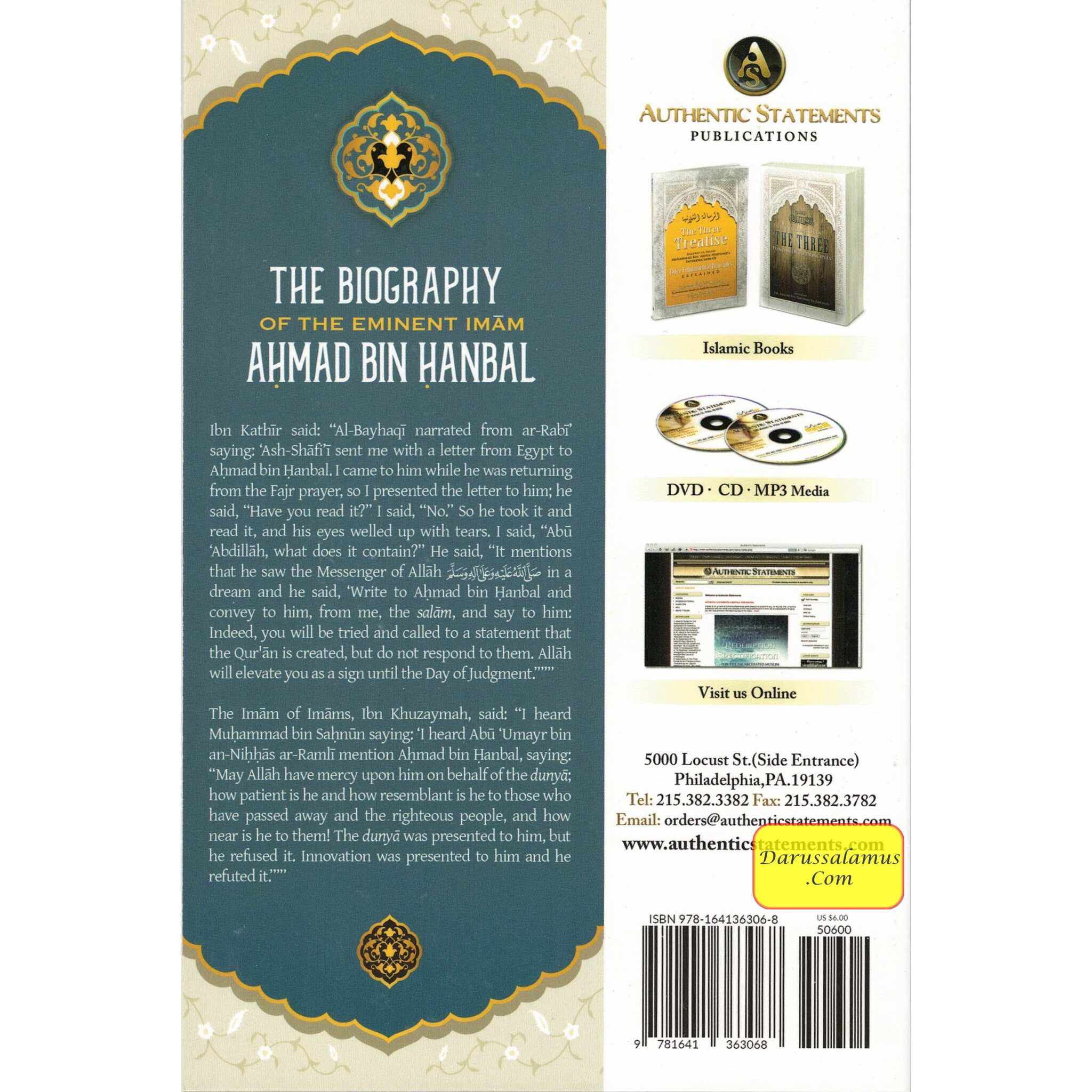 The Biography of the Eminent Imam Ahmad Bin Hanbal By Shaykh Ahmad An-Najmi、mySite、topwebapps