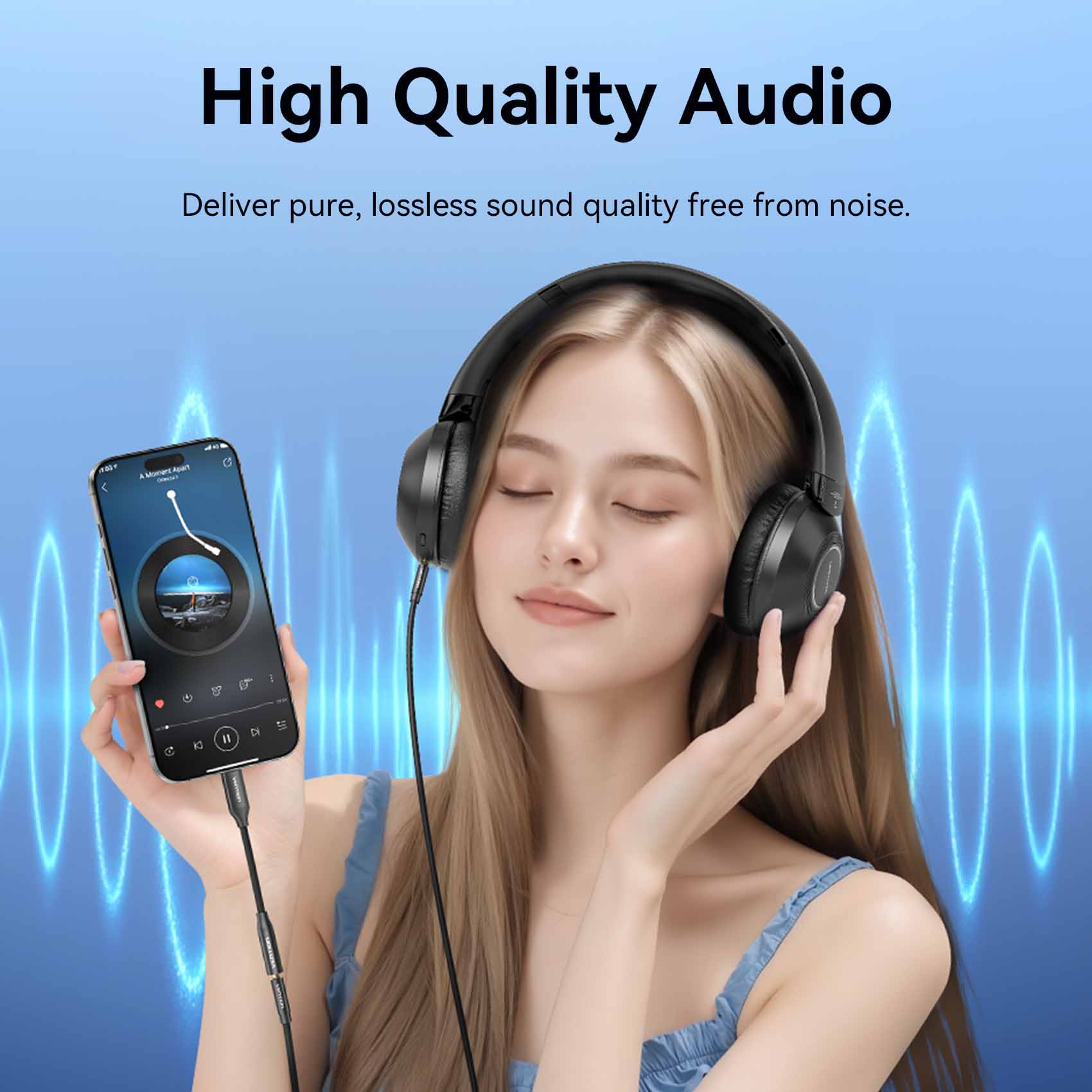 Vention USB-C Male to 3.5mm Female Audio Adapter、mySite、fannypackpong