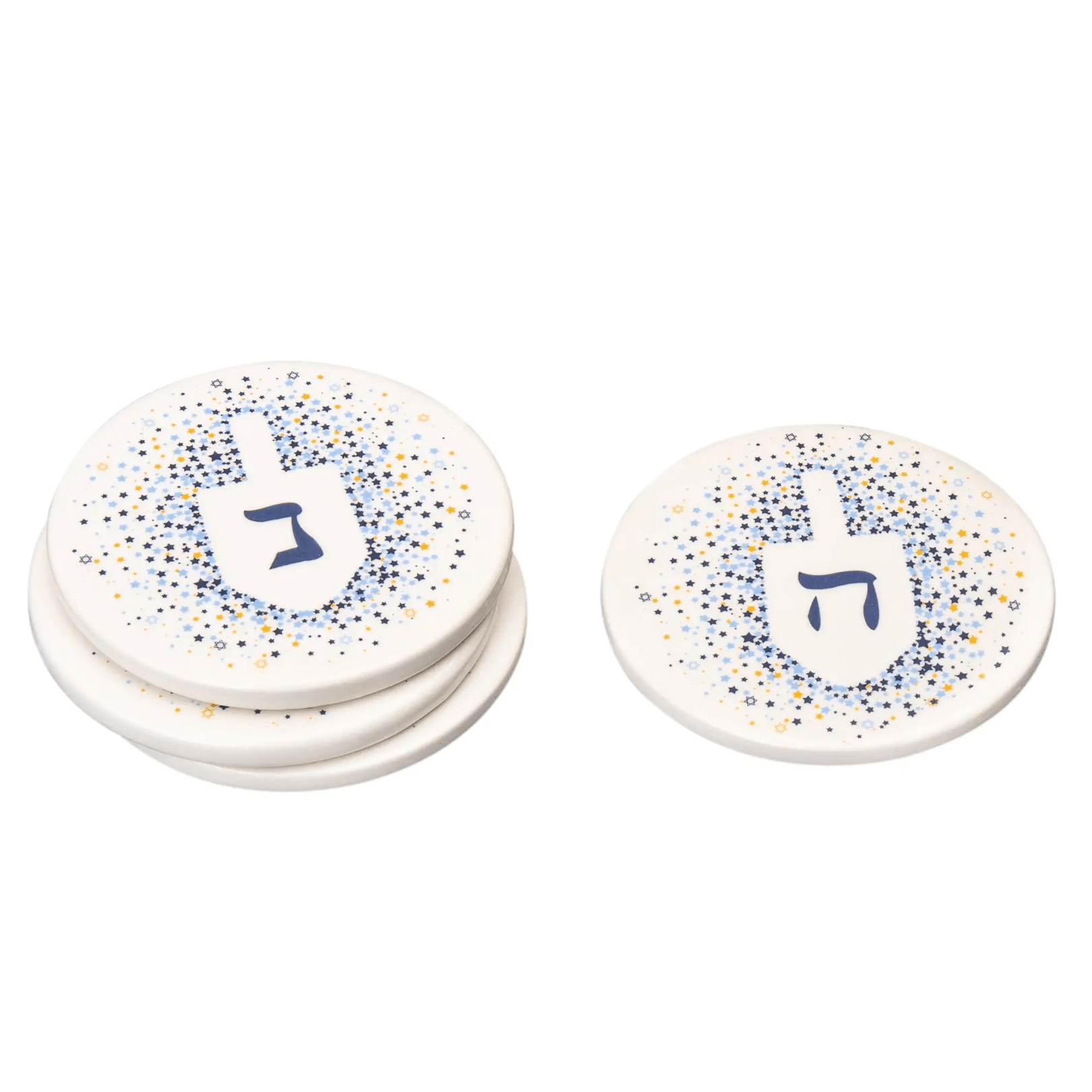 Set of Four Dreidel Coasters、mySite、topwebapps