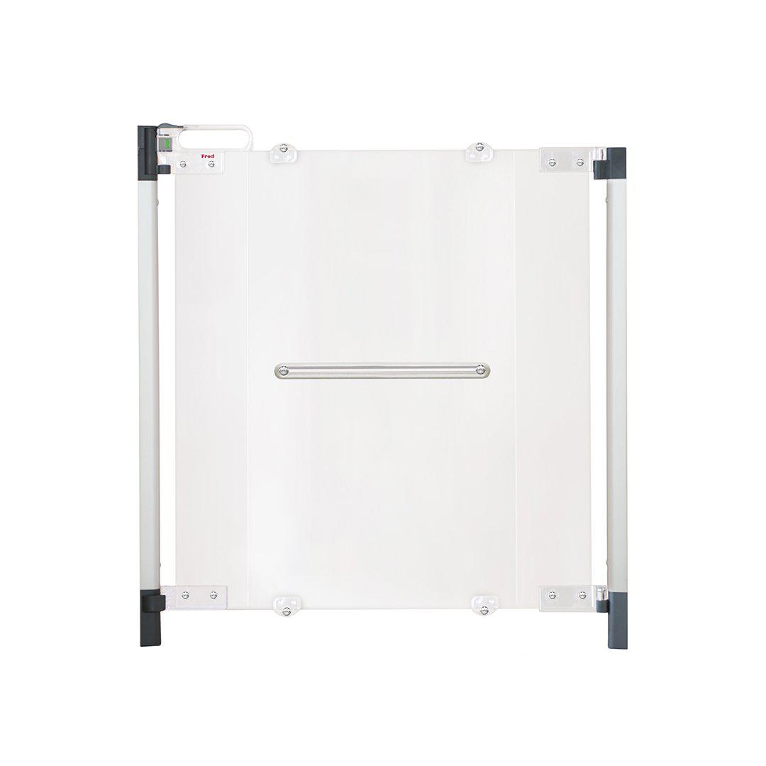  Fred Screw Fit Stairgate - Clear Acrylic Panel/Dark Grey Fittings、mySite、merchandisen
