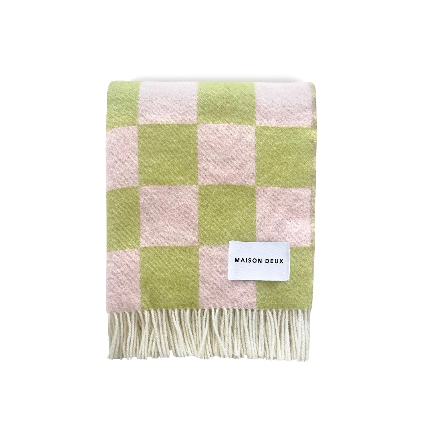 Checkerboard Kiwi Pink Blanket、mySite、gigharbornorthrealestate