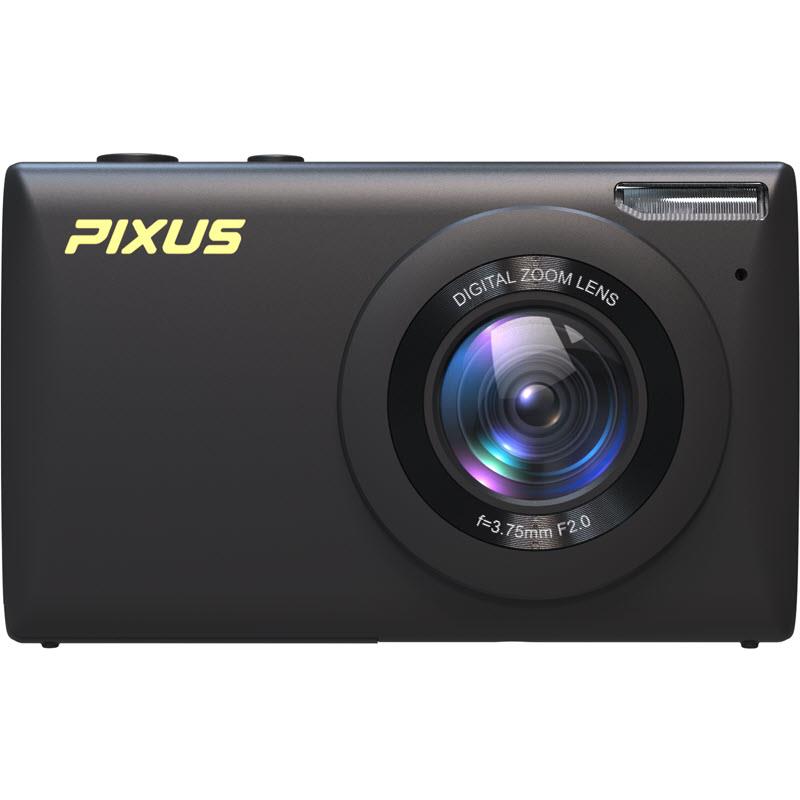 FireFly Pixus V1 Digital Compact Camera Kit with Pouch & SD Card (Black)、mySite、camillekostekn