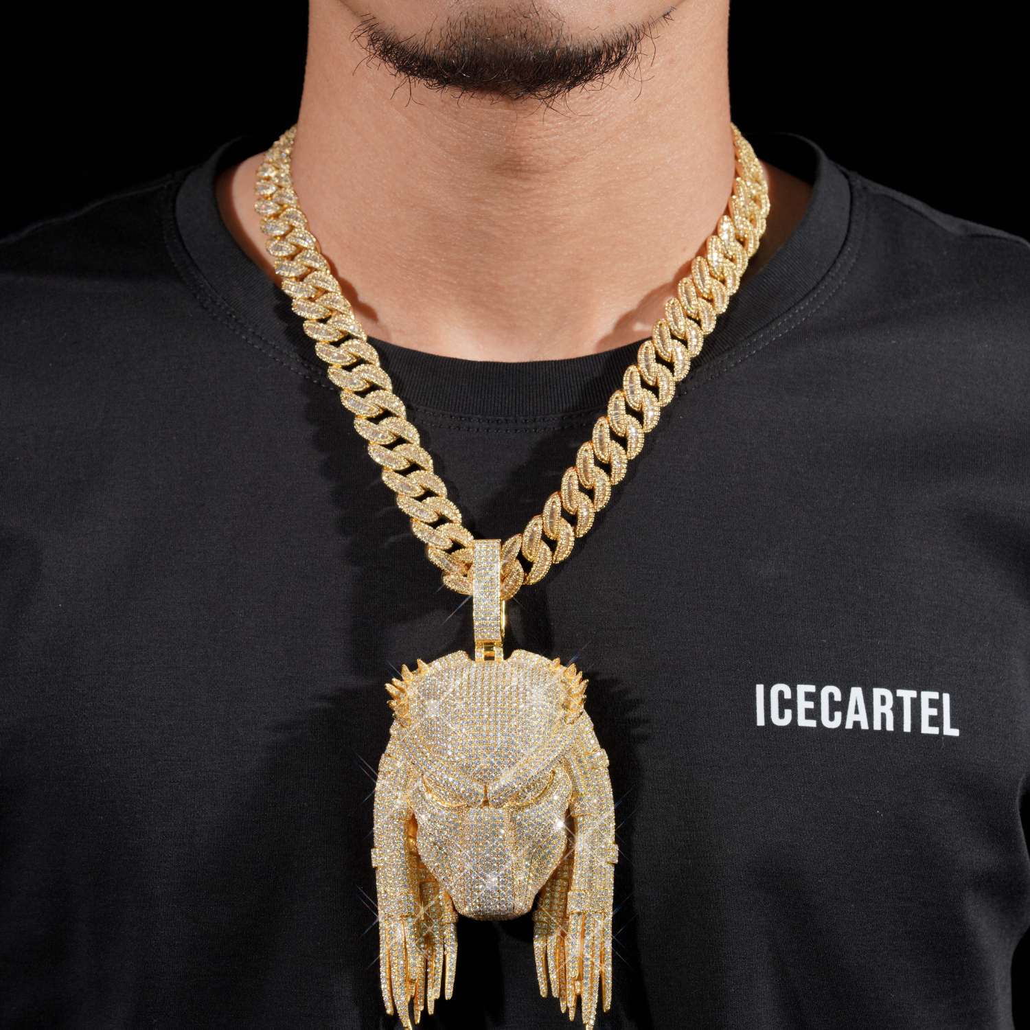 Moissanite Custom Predator Pendant 14K Gold、mySite、hinf8tx79