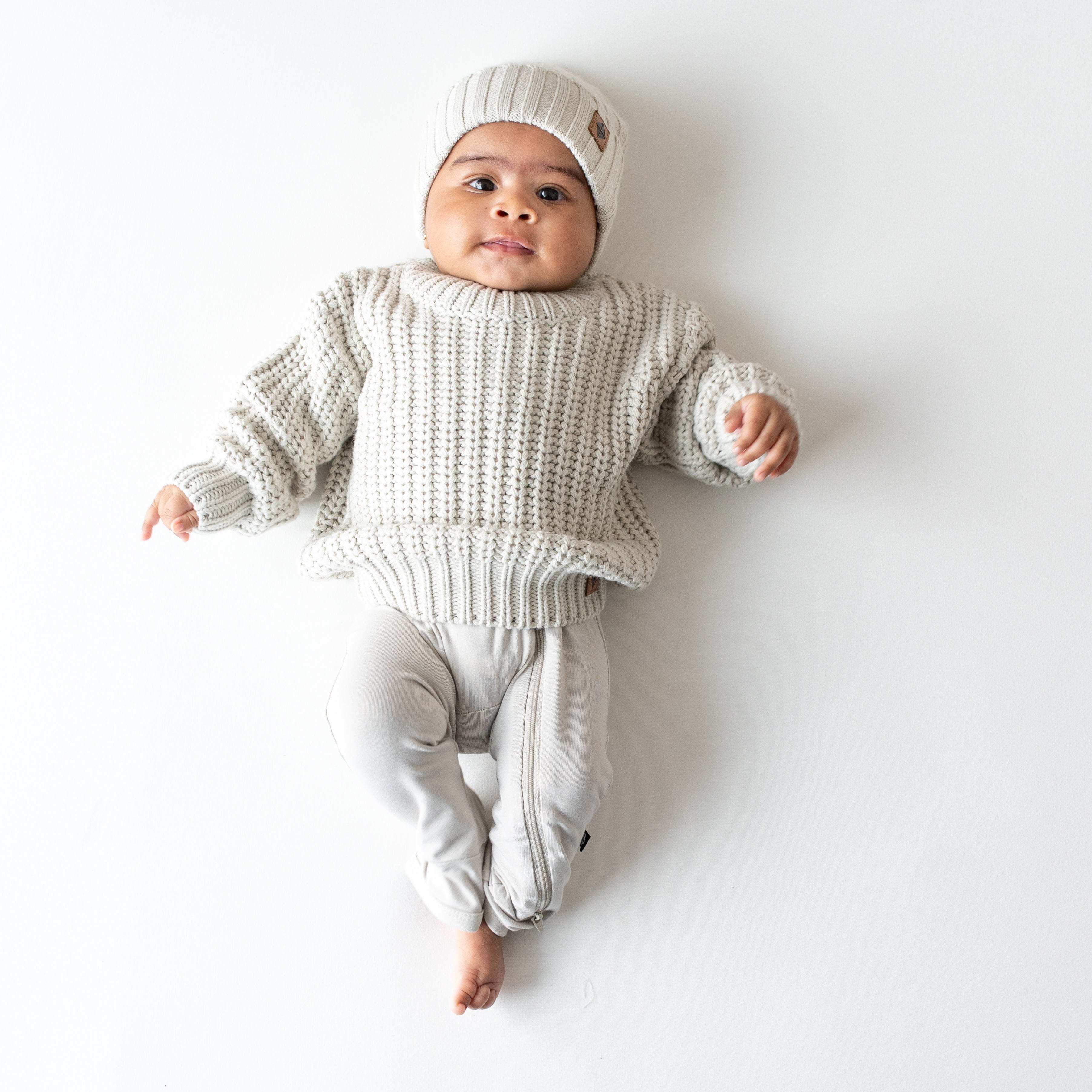  Chunky Knit Ribbed Beanie in Oat、mySite、layawaytickets