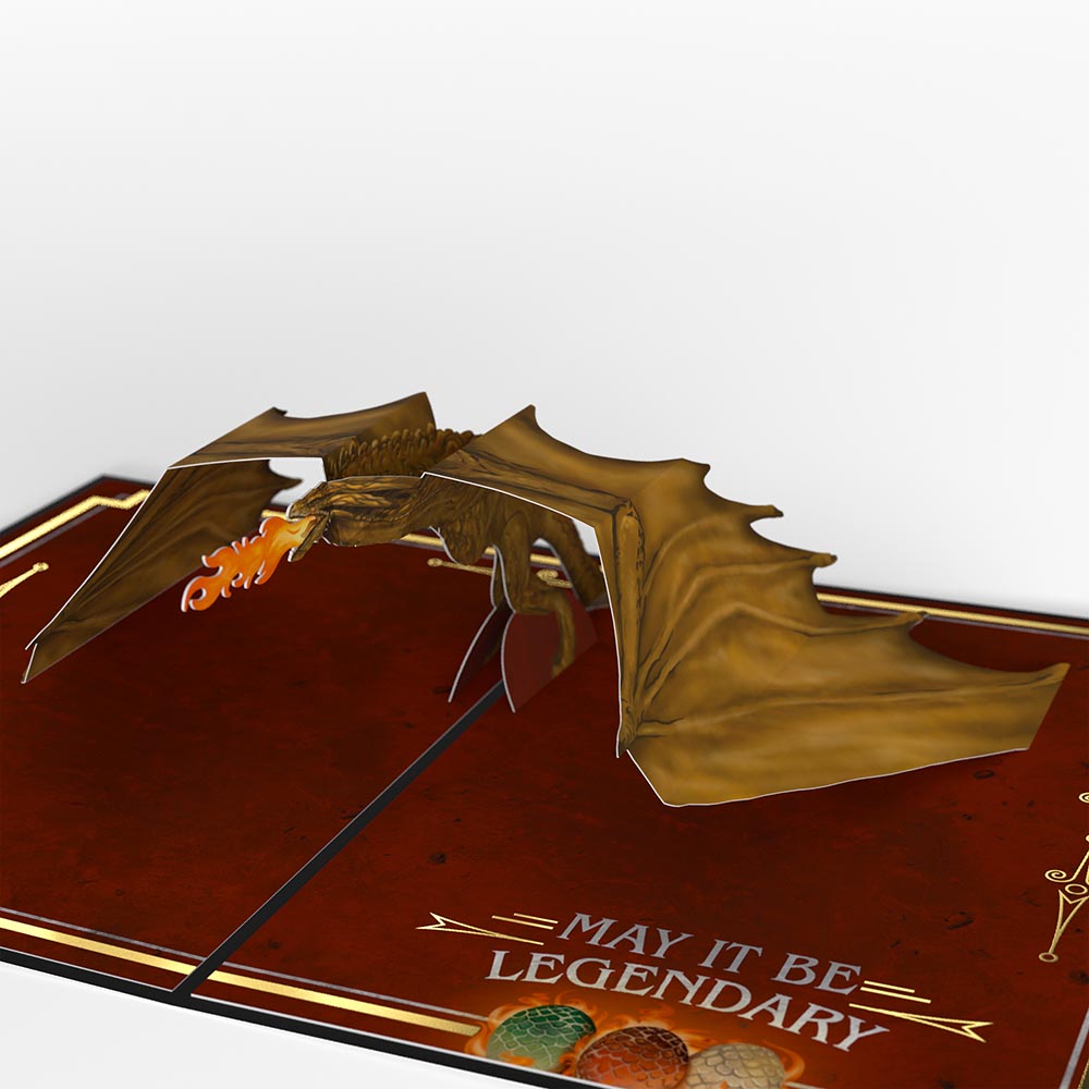 House Of The Dragon Happy Name Day Pop-Up Card、mySite、solidvoid