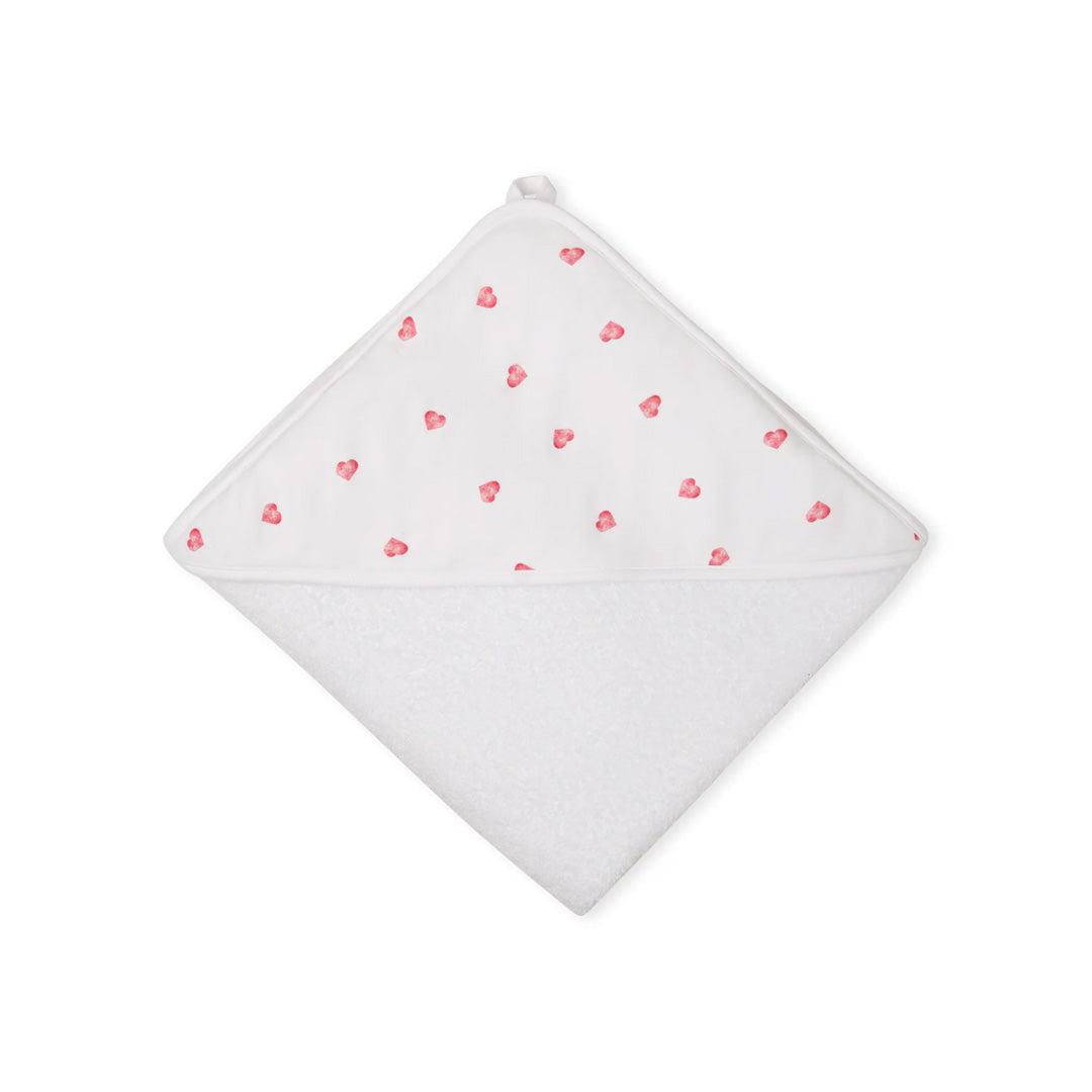  Rosa & Blue Hooded Towel - Heart、mySite、merchandisen