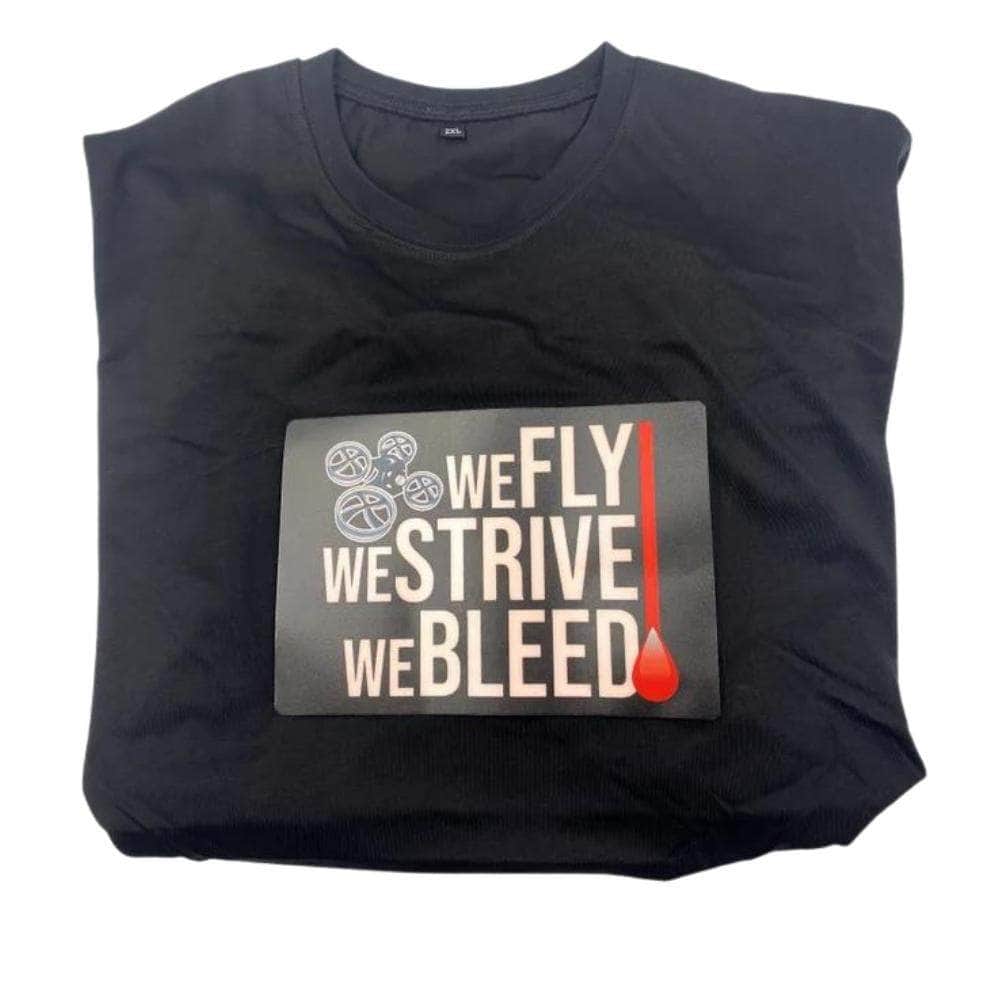  weBLEEDfpv LED Sound Activated T-SHIRT、mySite、merchandisen