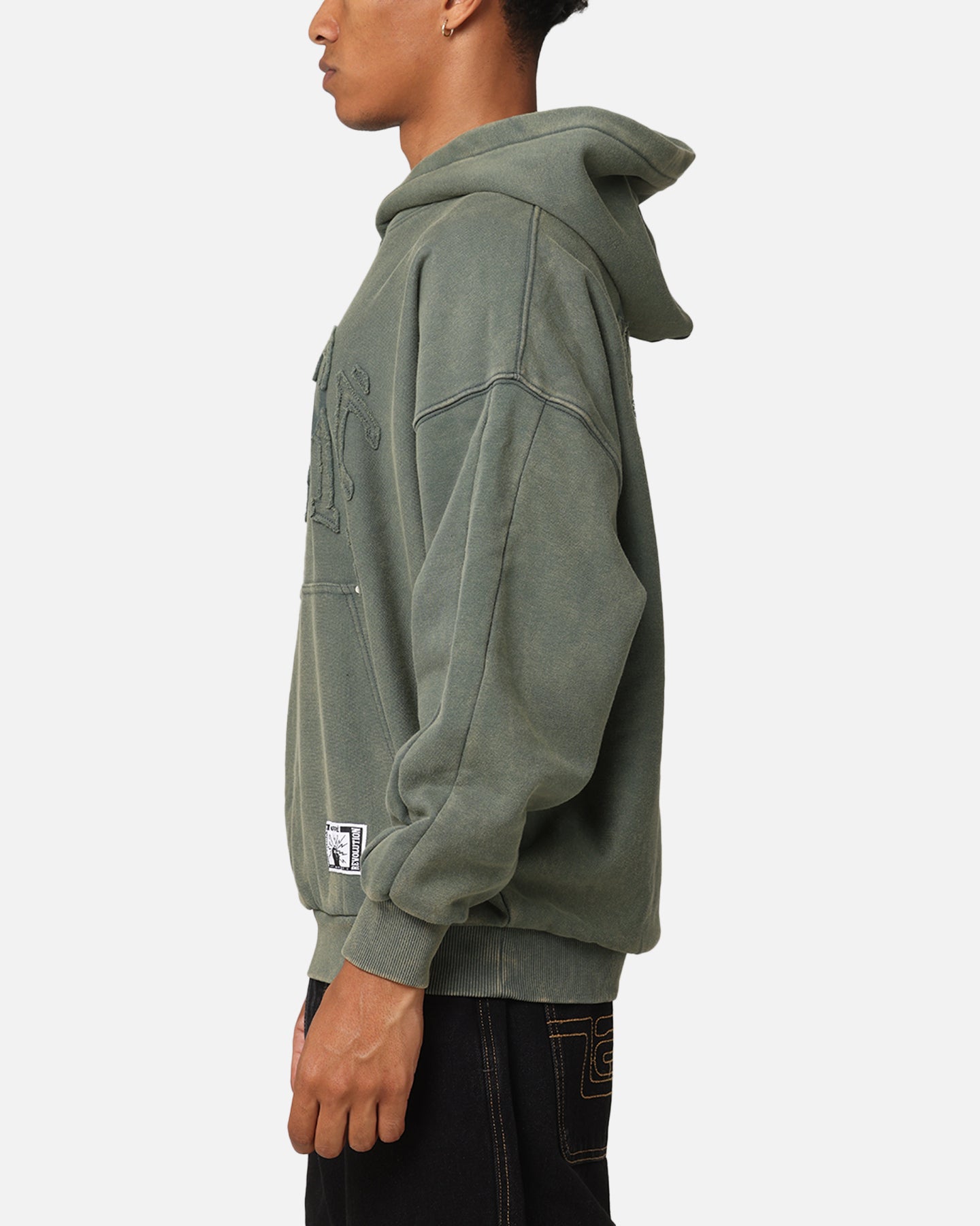 Carre Con-Star Hoodie Rinsed Moss Green、mySite、zt4zffjzw