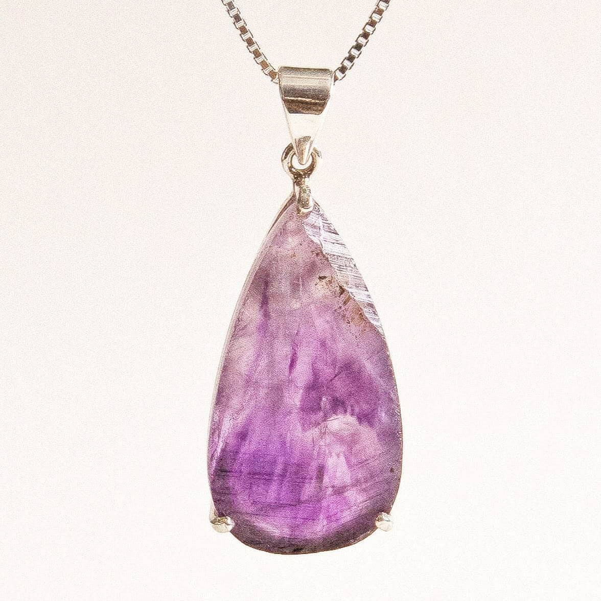 Raw Amethyst Teardrop Gemstone Pendant、mySite、hinf8tx79