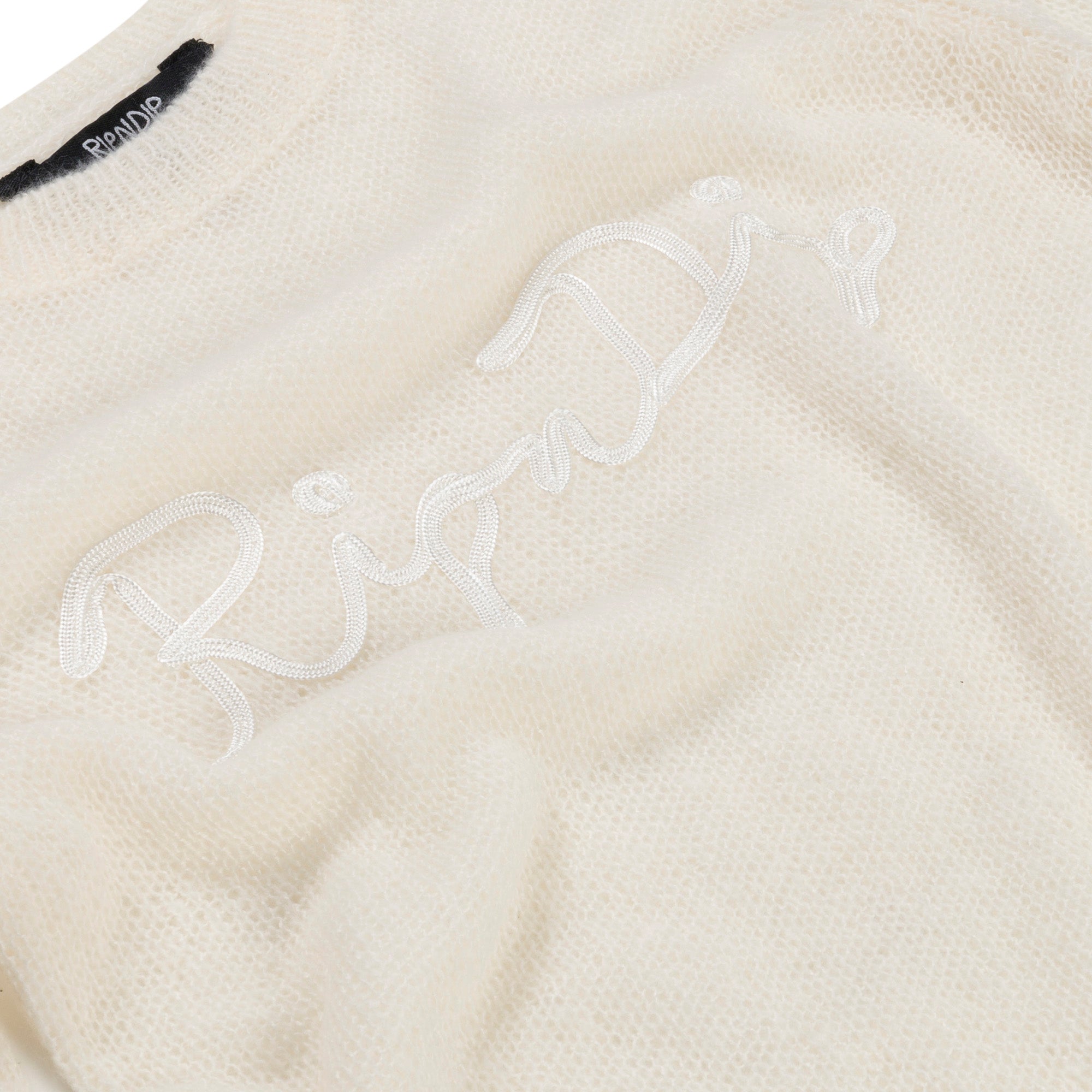  Script Cropped Long Sleeve (Cream)、mySite、merchandisen
