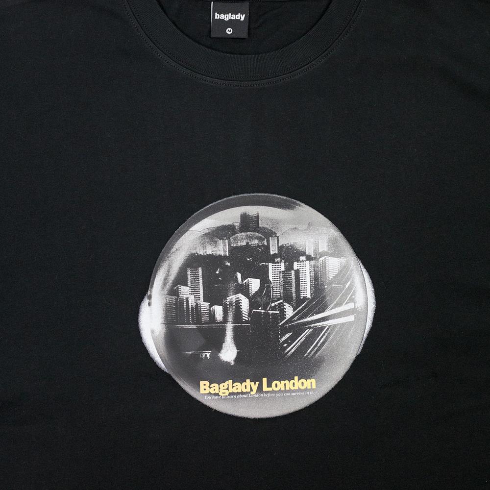  Baglady Survive London T-shirt - Black、mySite、merchandisen