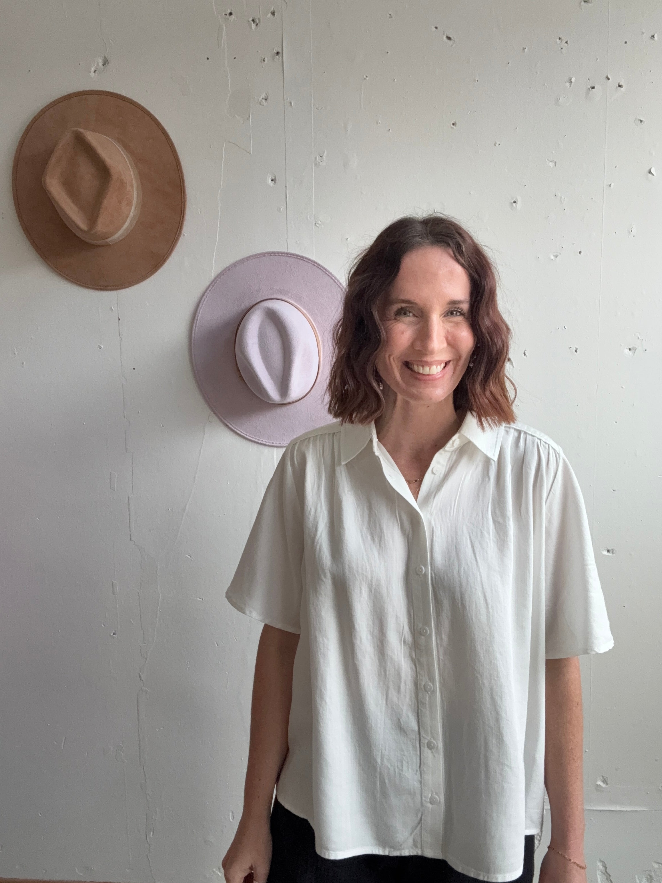 Liverpool 1/2 Sleeve Shirred Woven Blouse、mySite、garagedoors4me