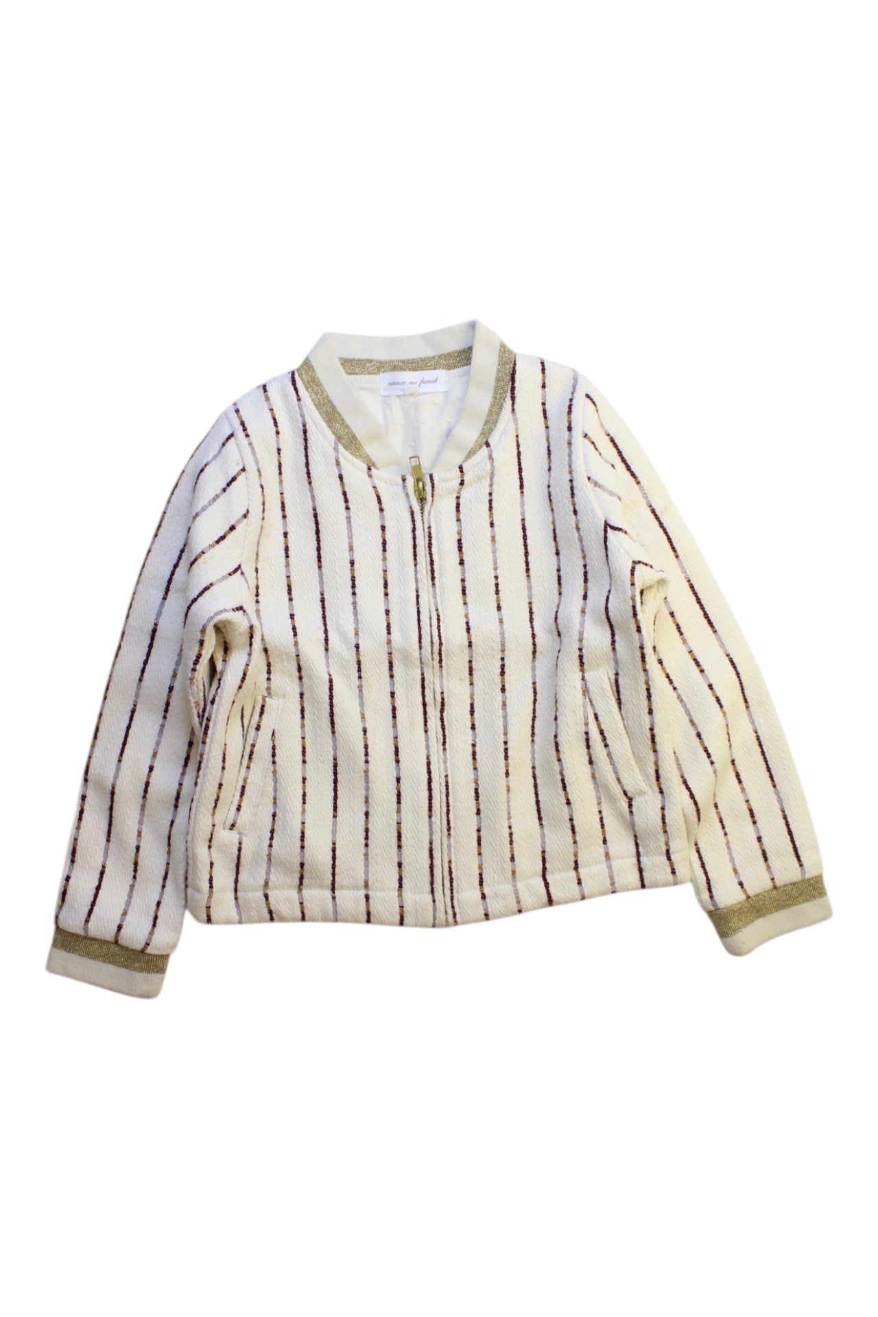 Excuse My French Striped Jacket Size 6T、mySite、g9winljtr
