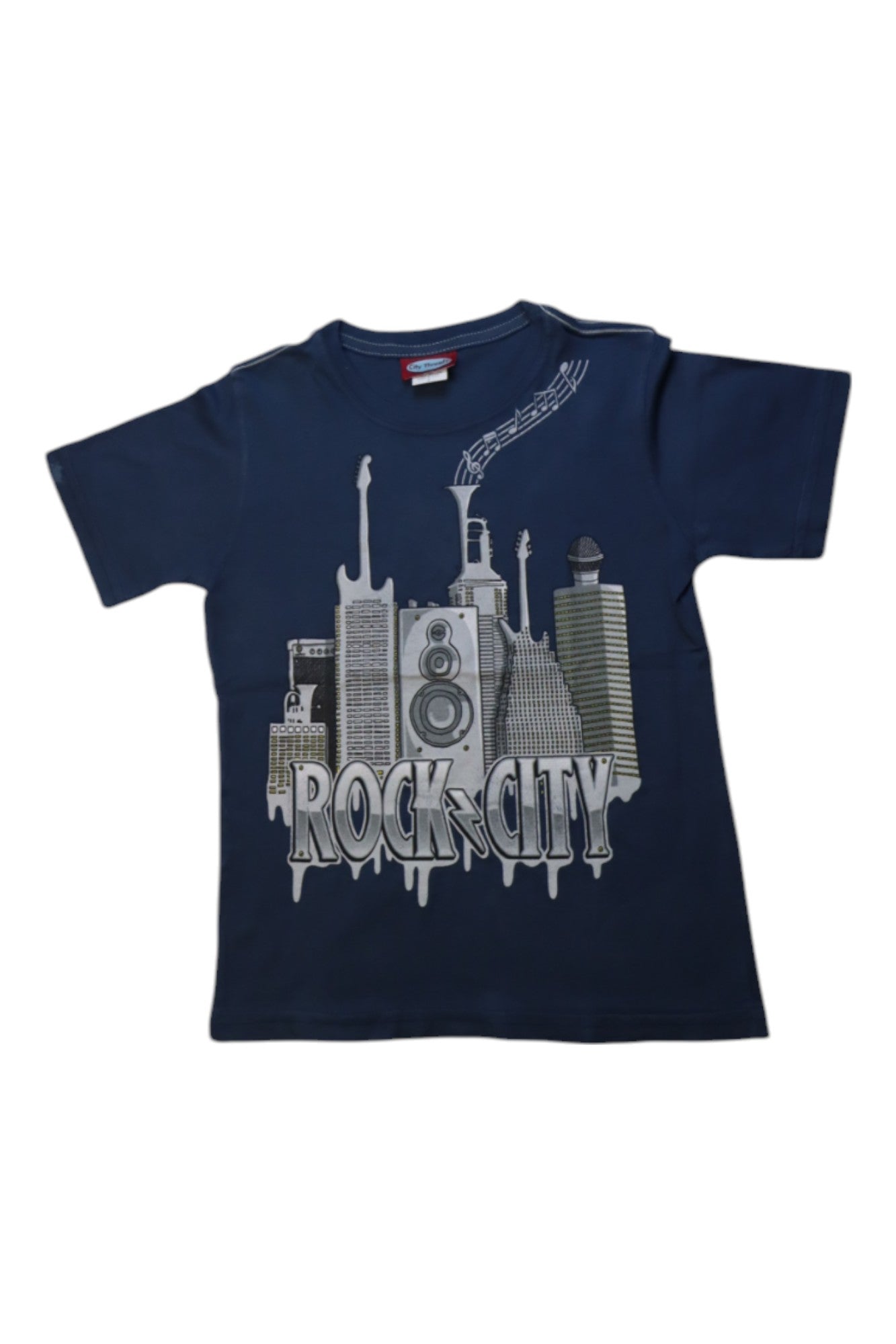 City Threads Rock City Graphic T-Shirt Size 5T、mySite、g9winljtr
