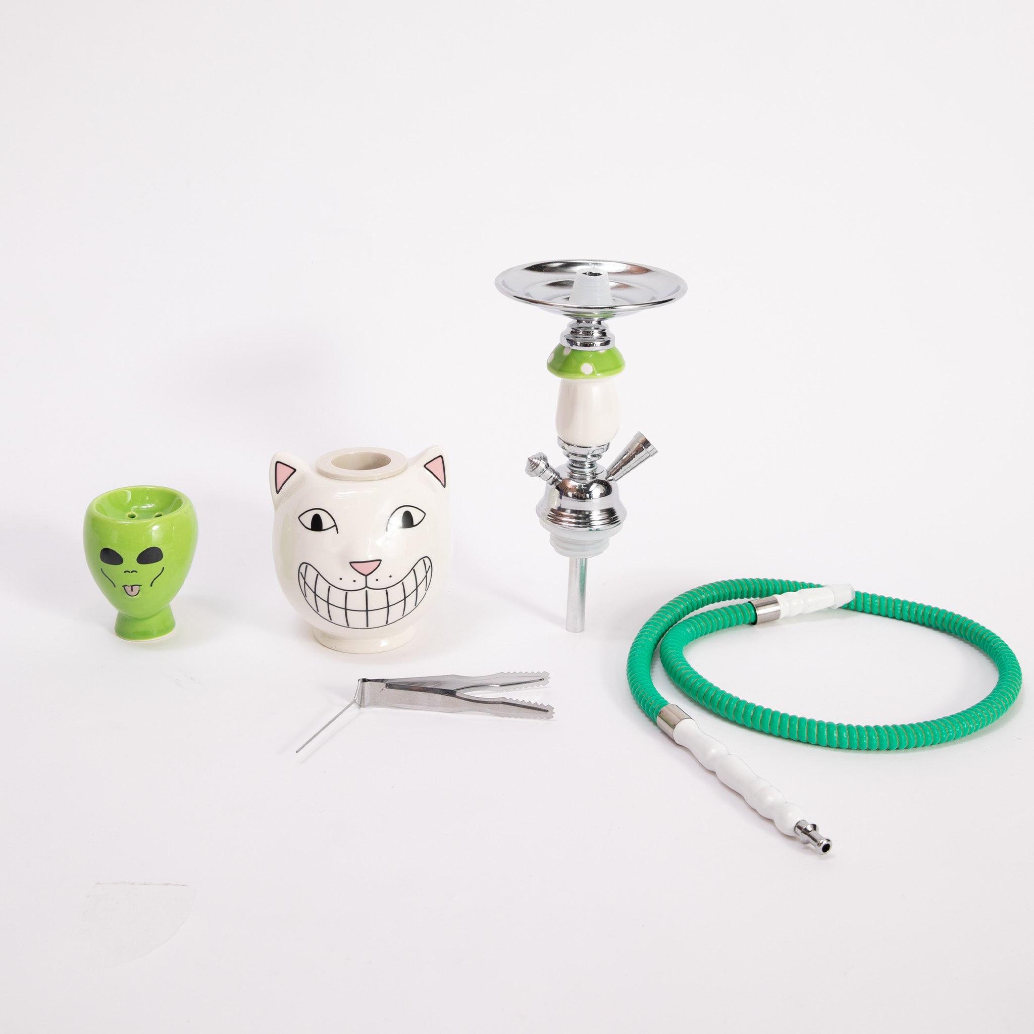  Psychedelic Garden Hookah Set (White)、mySite、merchandisen