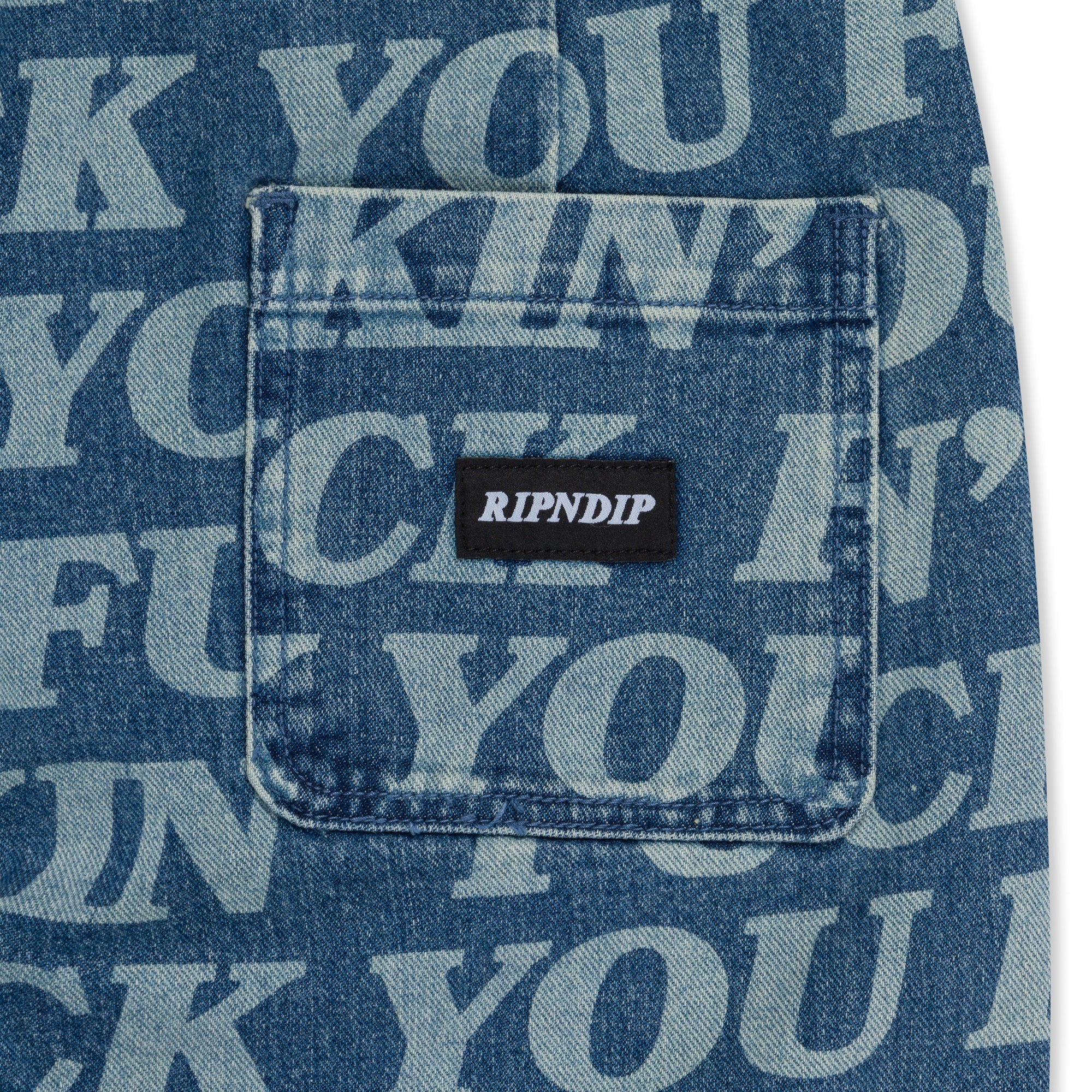  Fuckin Fuck Denim Pants (Medium Wash)、mySite、merchandisen