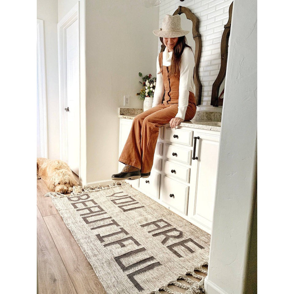 You Are Beautiful Area Rug、mySite、gigharbornorthrealestate