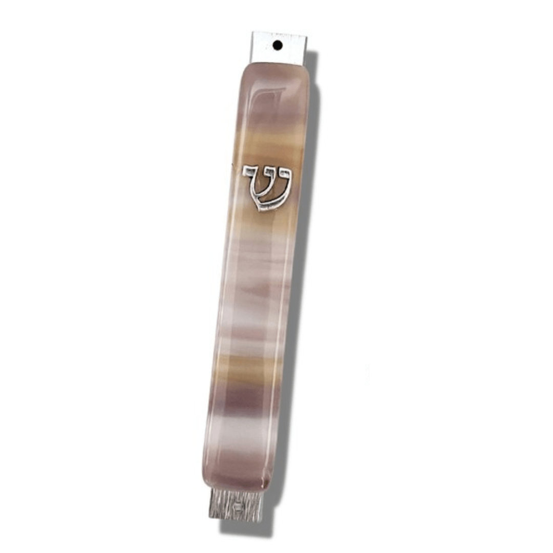 Fused Glass Mezuzah Case - Gold、mySite、topwebapps