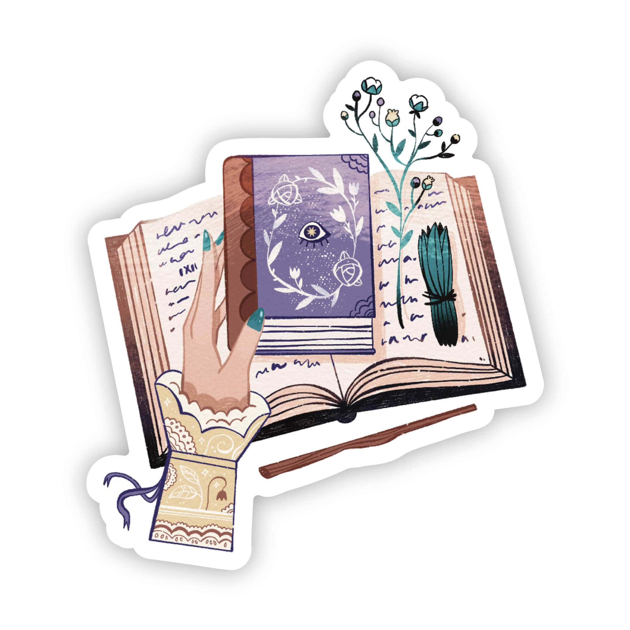  Mystical book sticker、mySite、elrpsem3k