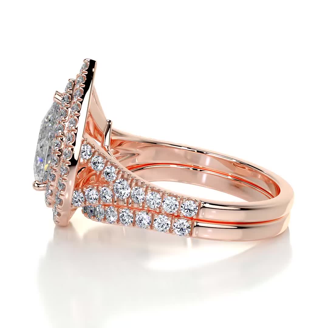 Melanie Lab Grown Diamond Bridal Set -14K Rose Gold、mySite、hinf8tx79