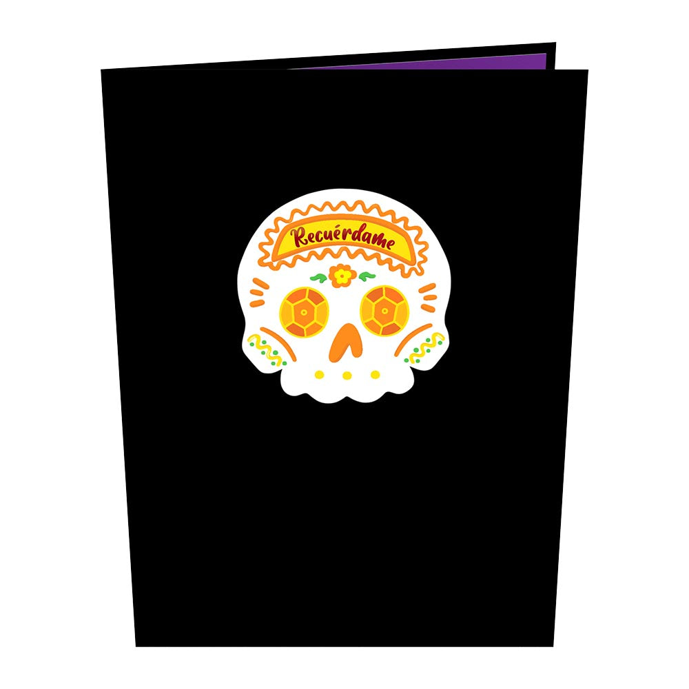 Día de los Muertos Marigold Pop-Up Card、mySite、solidvoid