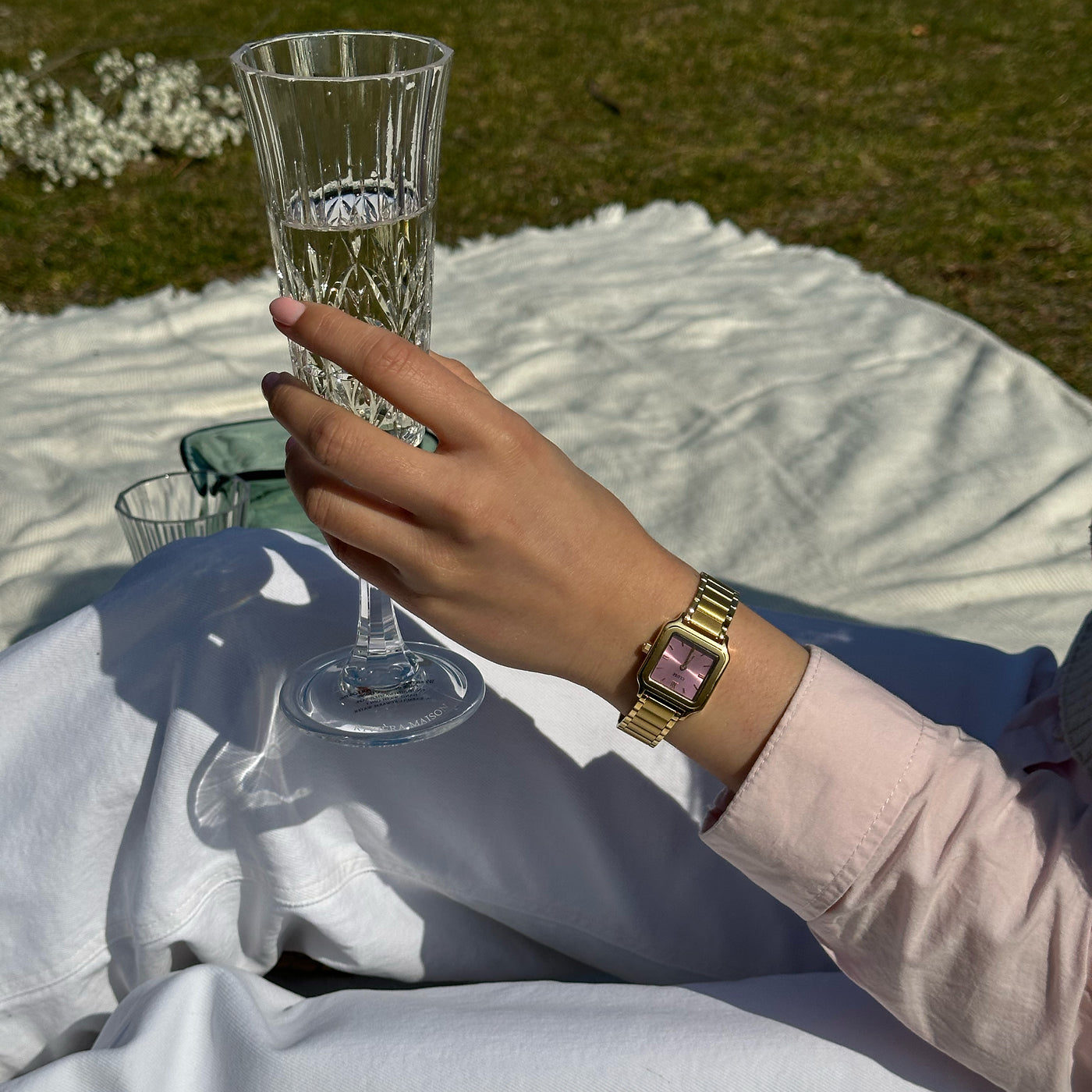 Gracieuse Petite Watch Steel, Mauve Pink, Gold Colour、mySite、botmansion