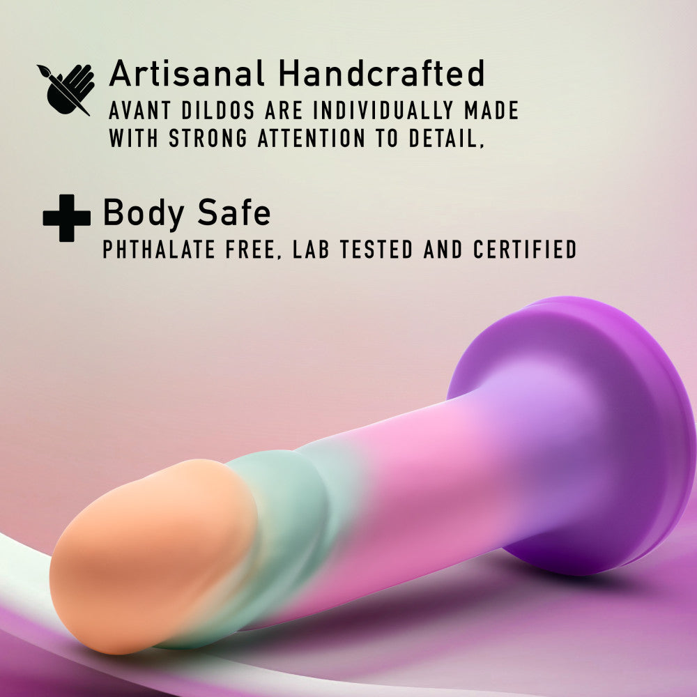 Avant By Blush® | Sunrise Gaze Artisan 7.5 Inch Dildo – Crafted With Purio® Liquid Silicone Wrapped In UltraSilk® – Sherbet、mySite、bottomscart