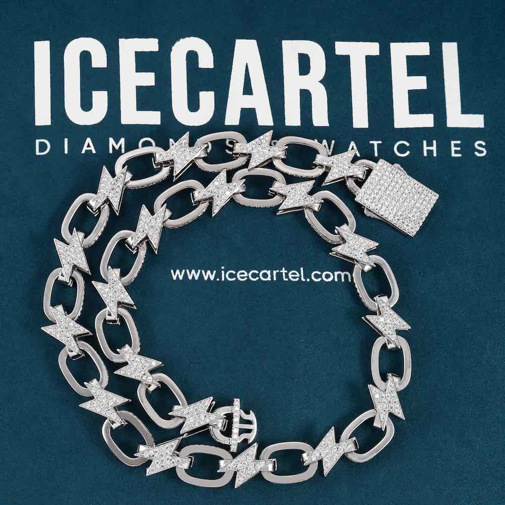 14MM Moissanite Bolt Link Chain 14k Gold、mySite、hinf8tx79