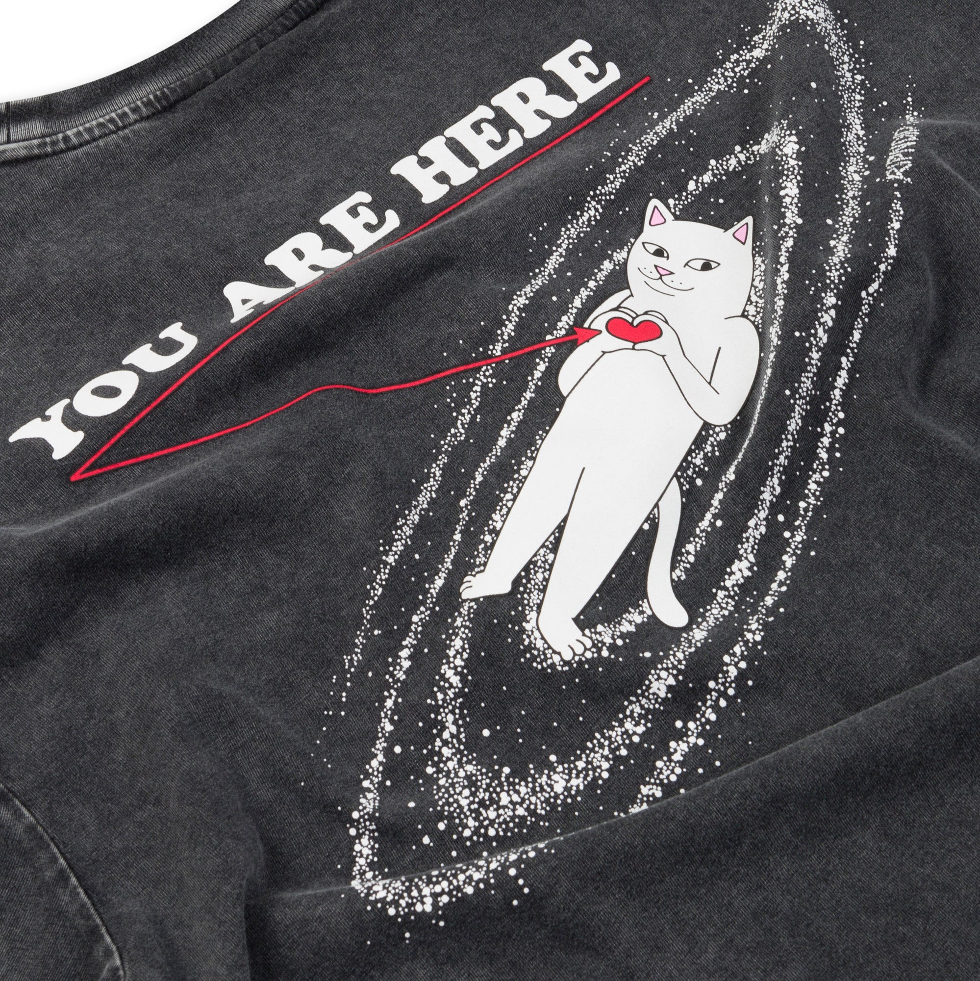  You Are Here Tee (Black Vintage Wash)、mySite、merchandisen