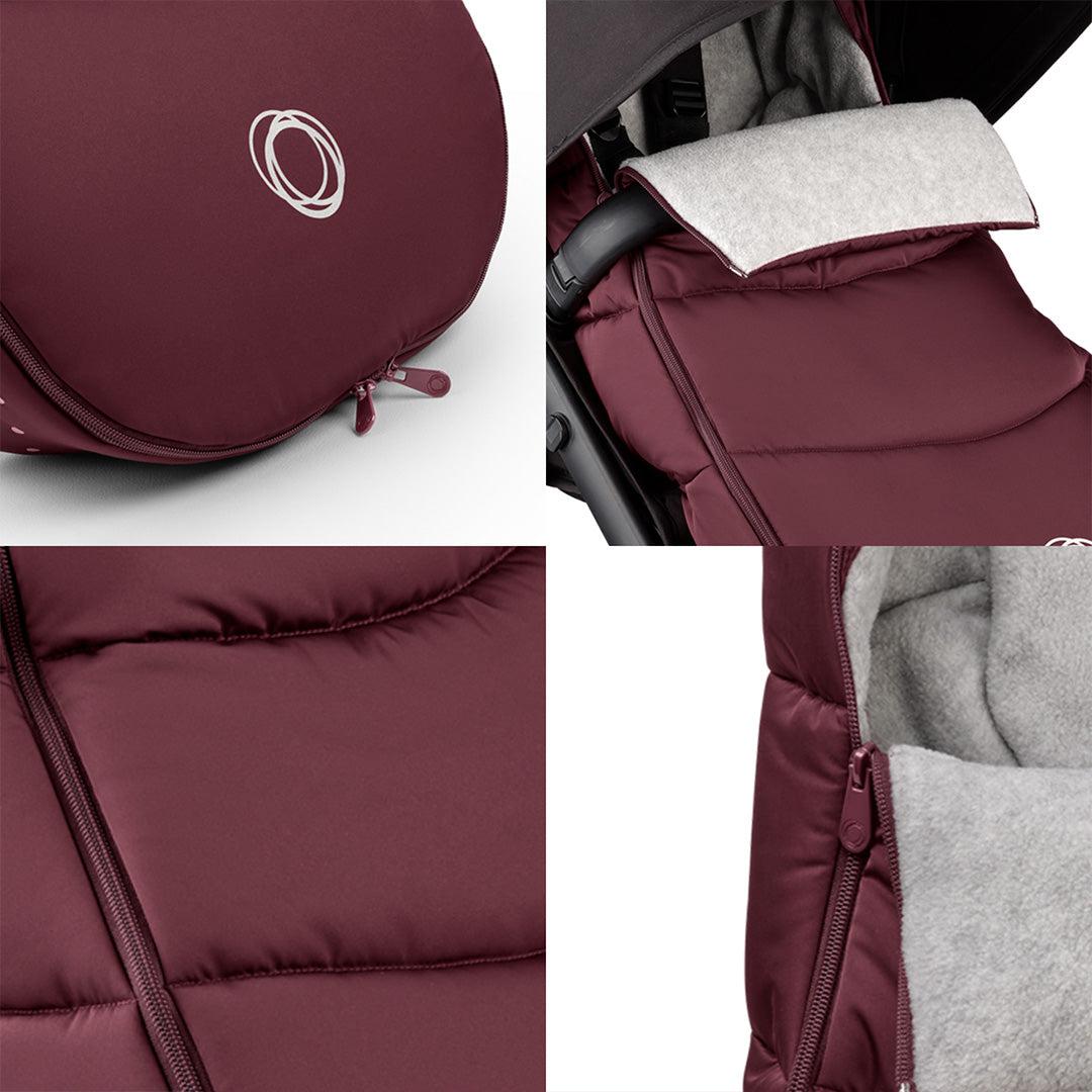  Bugaboo Footmuff - Dark Cherry、mySite、merchandisen