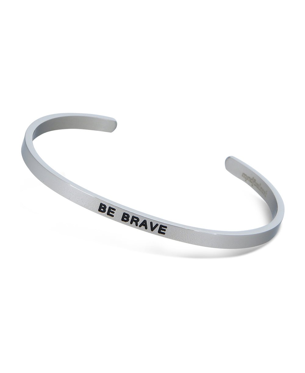 Be Brave, Be Bold, Be Yourself Stainless Steel Bracelet、mySite、topwebapps