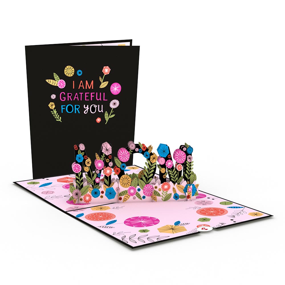 Grateful for Mom Pop-Up Card、mySite、solidvoid