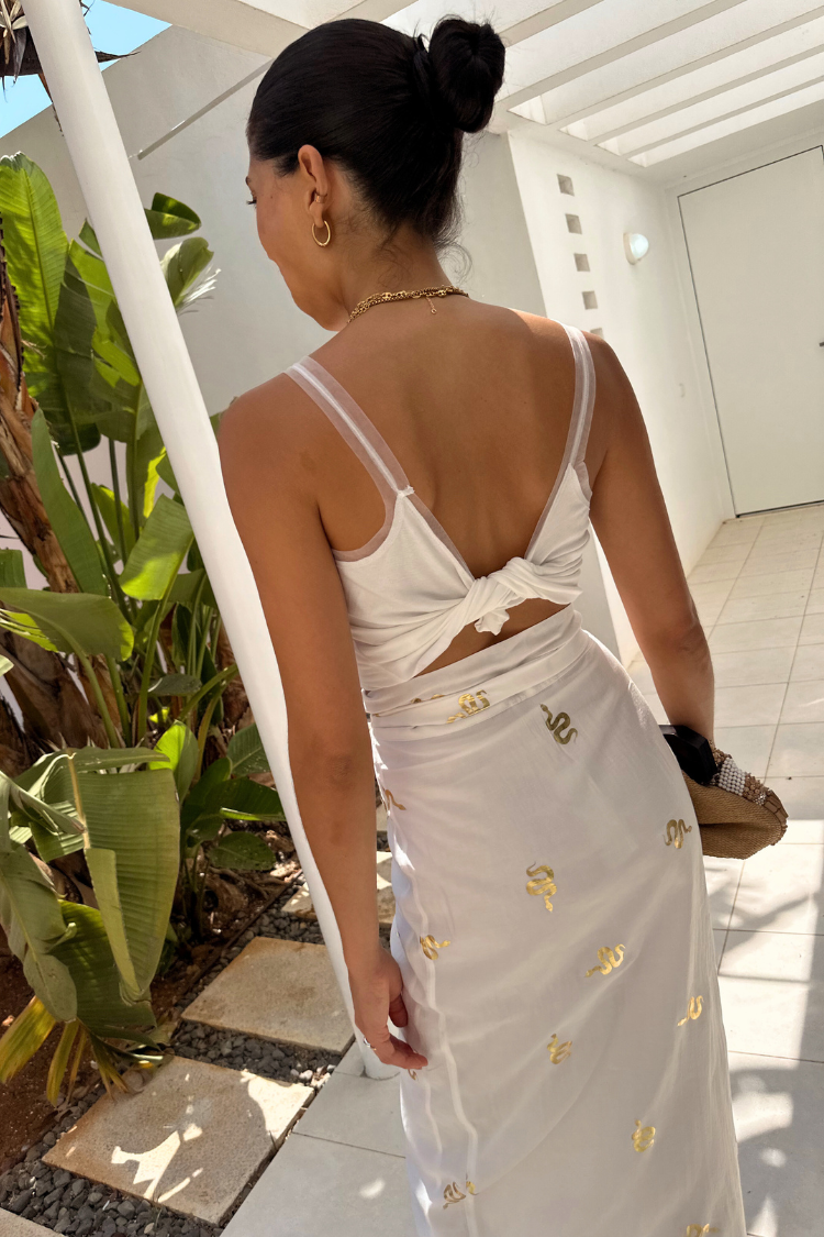 Gold Snake Jaspre Wrap Skirt、mySite、solidvoid