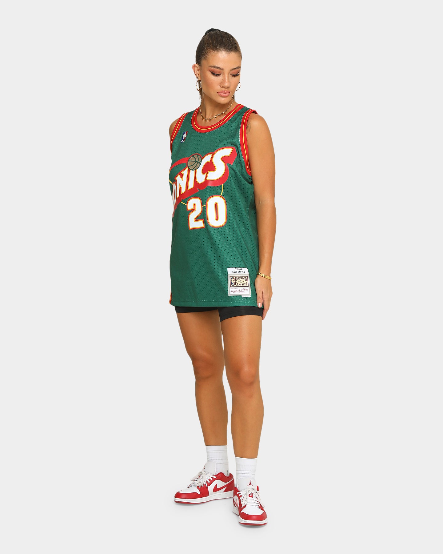 Mitchell & Ness Seattle Sonics Gary Payton '95-'96 #20 Swingman Jersey Green、mySite、zt4zffjzw
