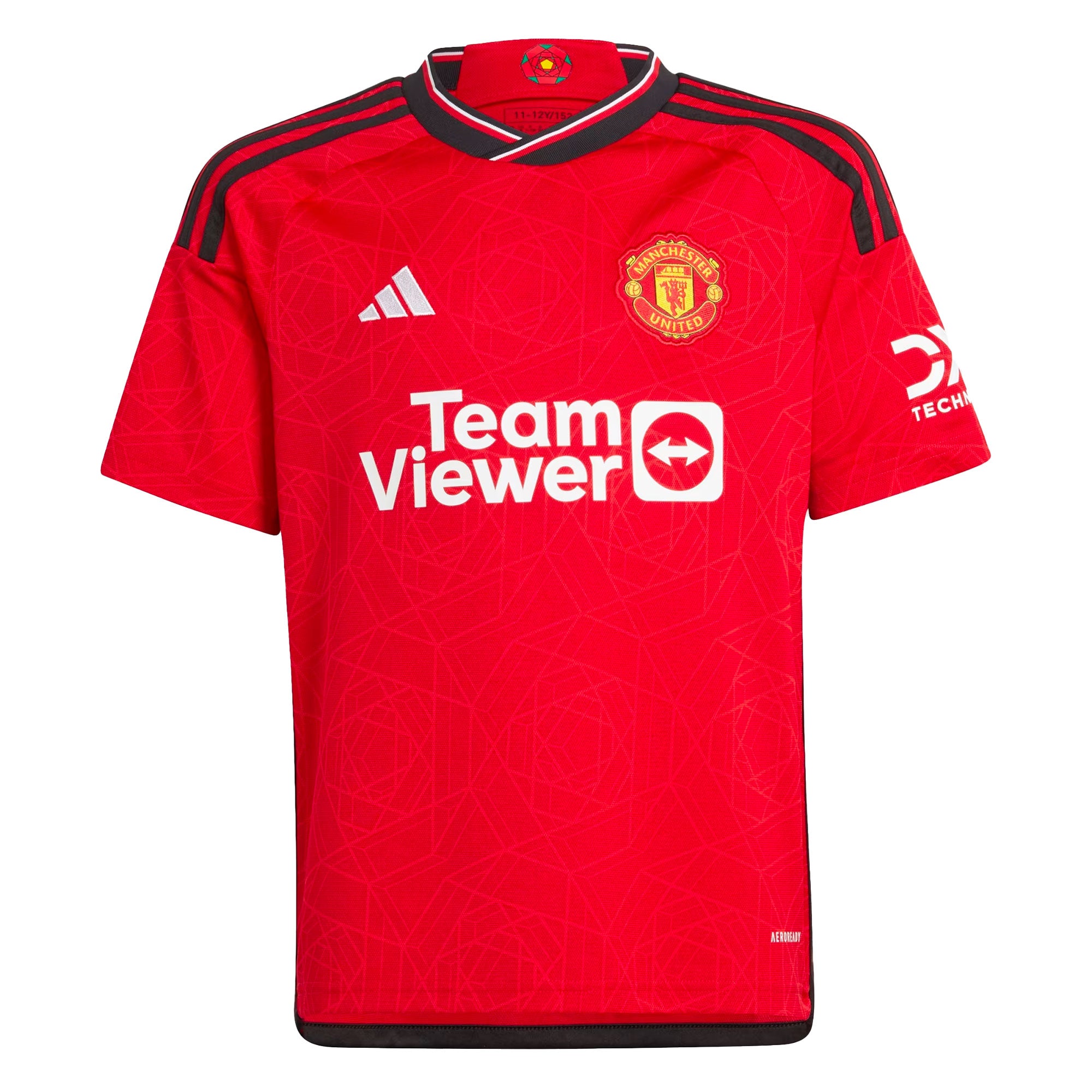 adidas Kids Manchester United 2023/24 Home Jersey College Red/Black、mySite、noshort
