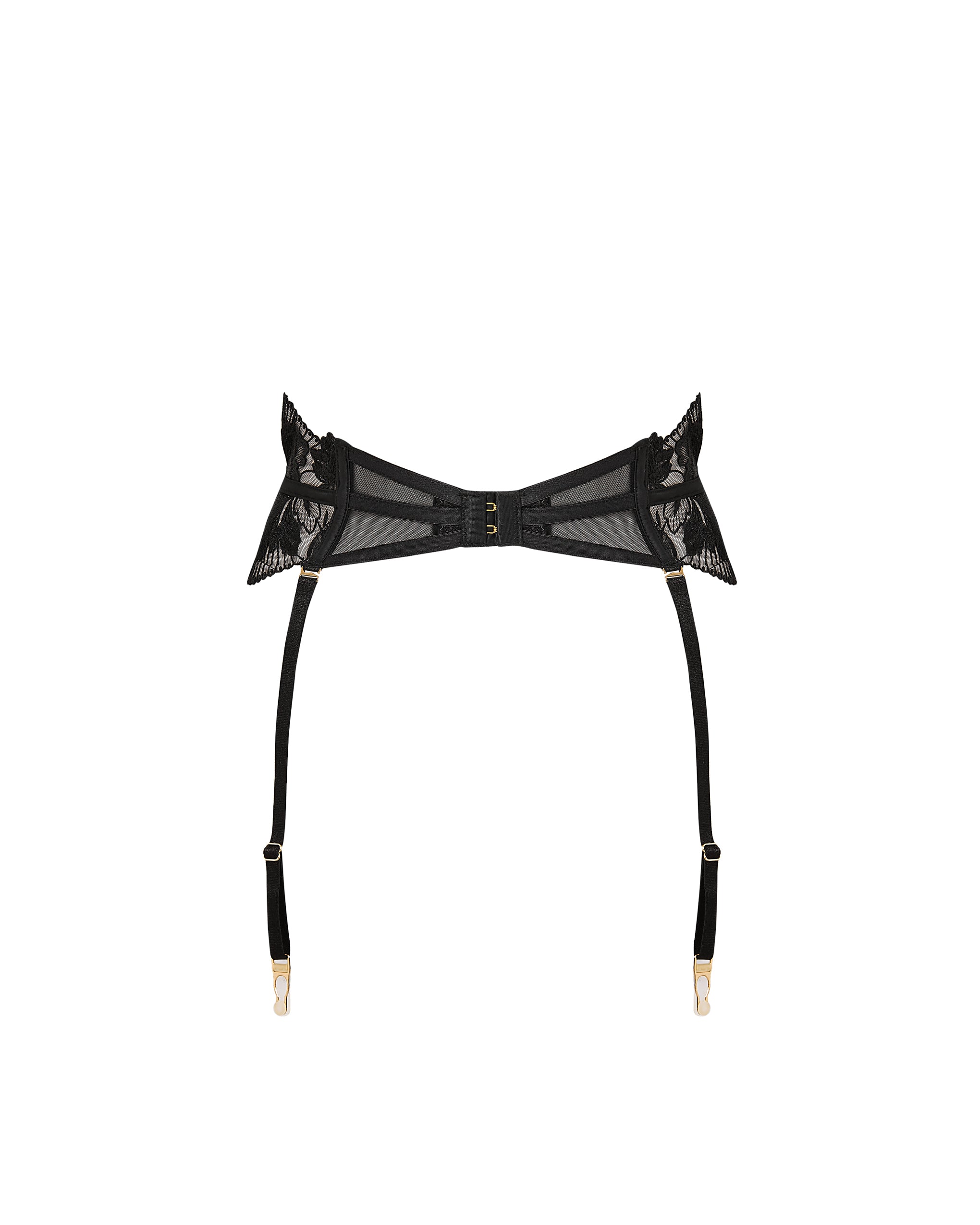 Gabriella Waspie Suspender (with detachable suspenders) Black、mySite、bengalsvssteelers