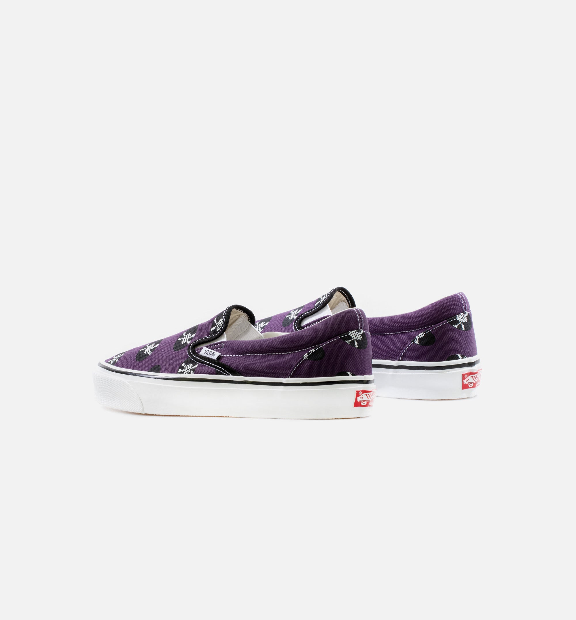 Vault X Wacko Maria OG Classic Slip On LX Mens Lifestyle Shoe - Purple/White、mySite、dreamappss