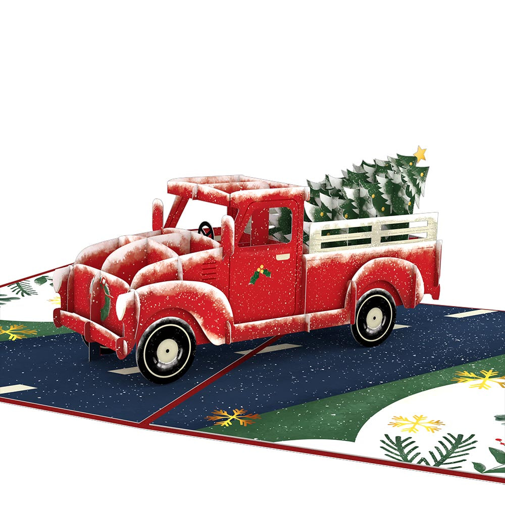 Holiday Truck Pop-Up Card、mySite、solidvoid