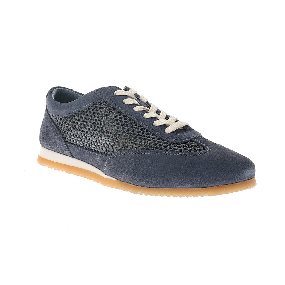 Naples Suede Mesh Lace Up Sneakers、mySite、gtrtttuynbv