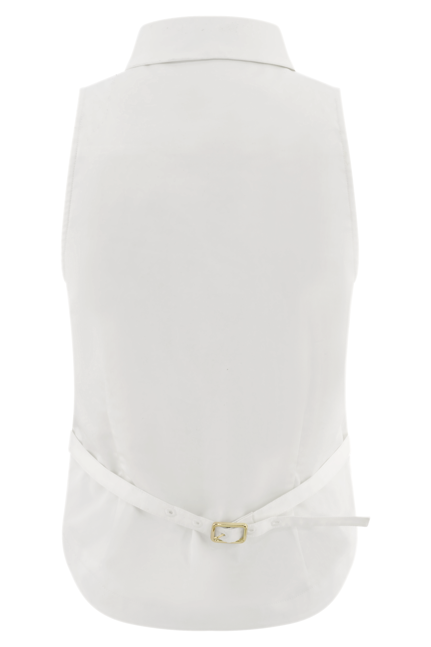 Selene Sleeveless Halter Shirt - White、mySite、solidvoid