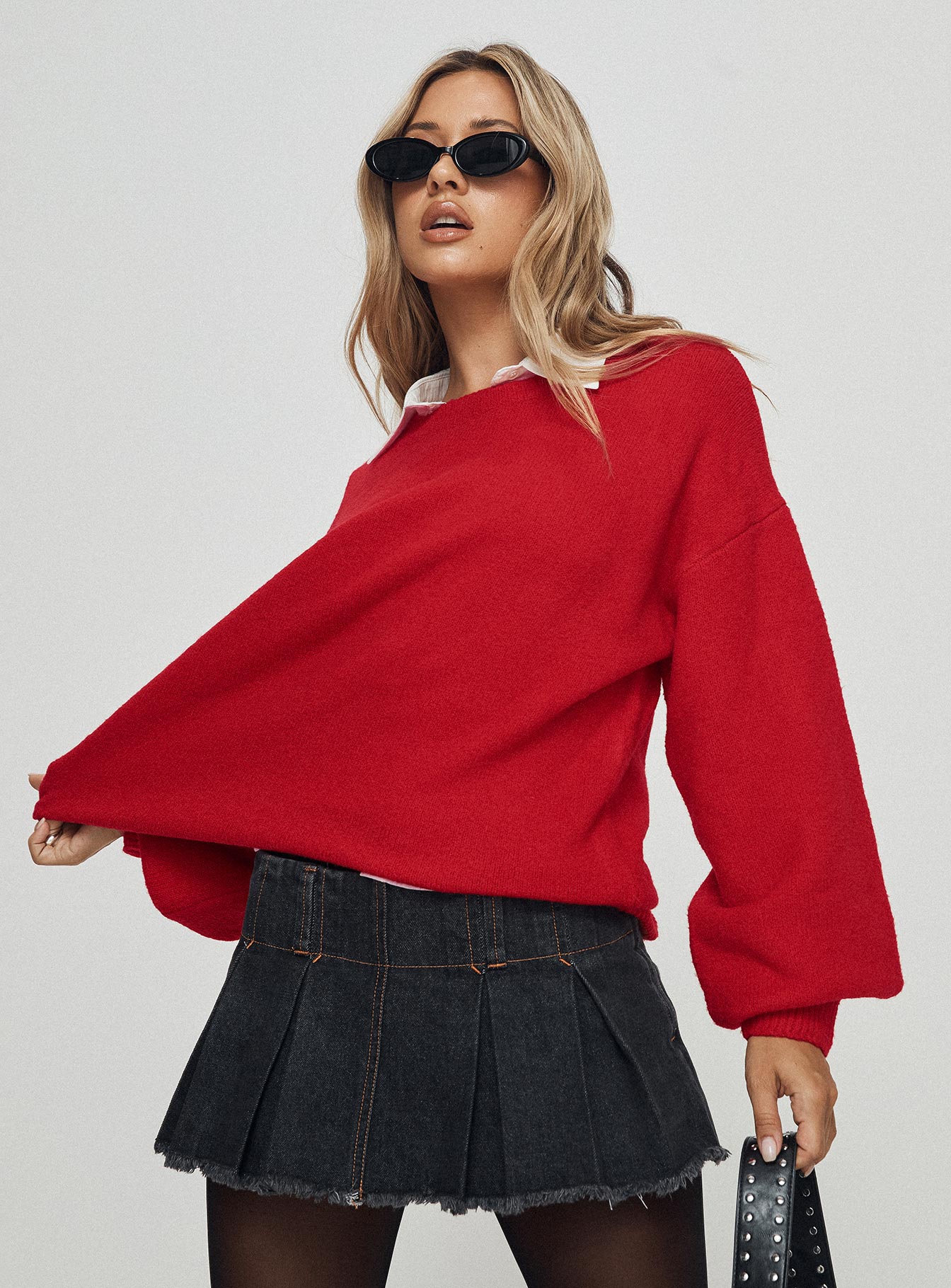 Ryanna Sweater Red、mySite、solidvoid